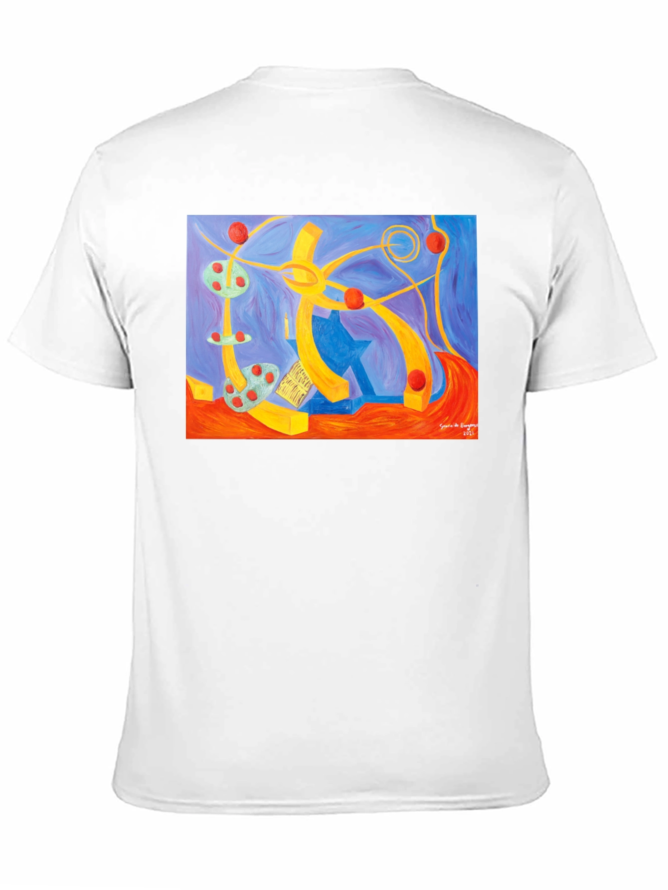 Abstract Art Graphic Tee - Unique Design