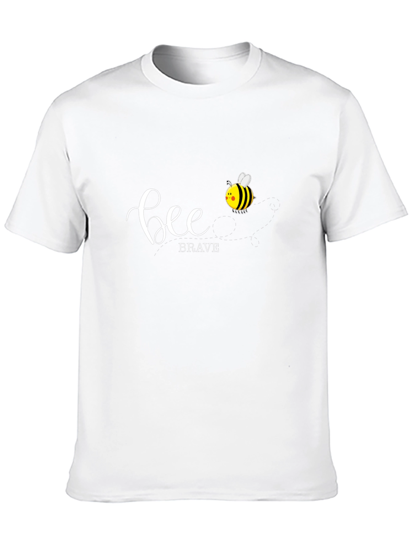 Bee Brave Graphic T-Shirt - Black