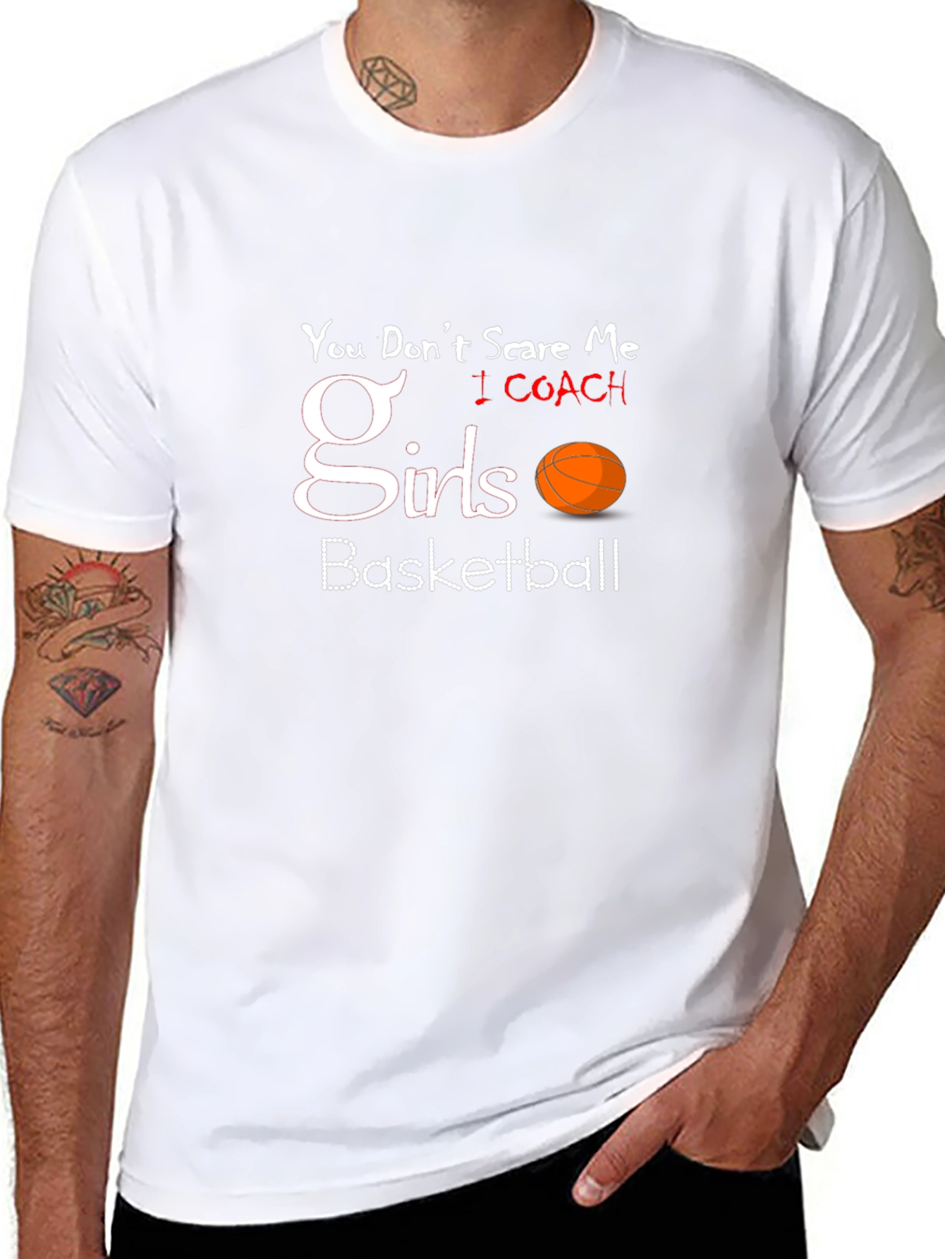 Girls Basketball Coach T-Shirt