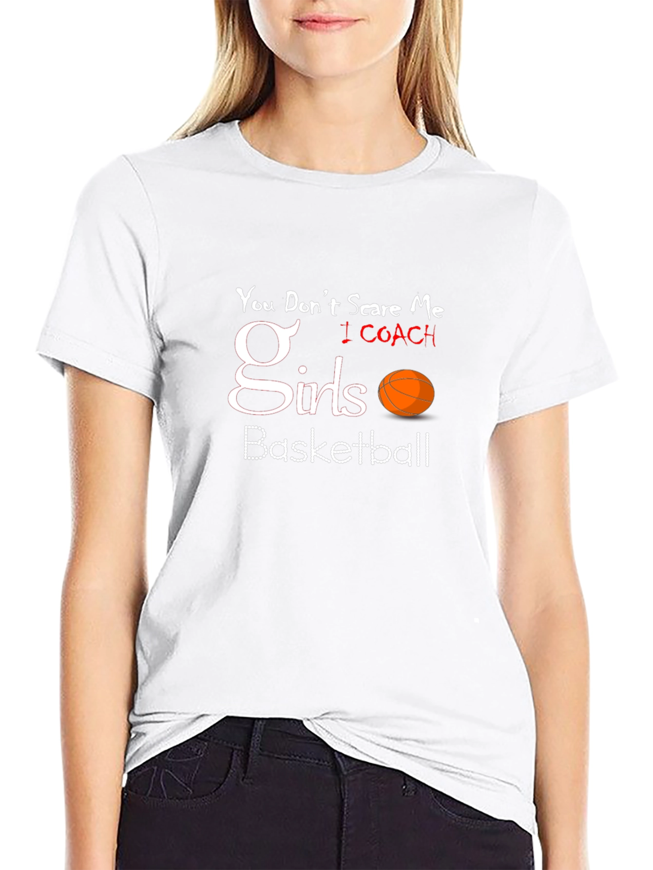 Girls Basketball Coach T-Shirt