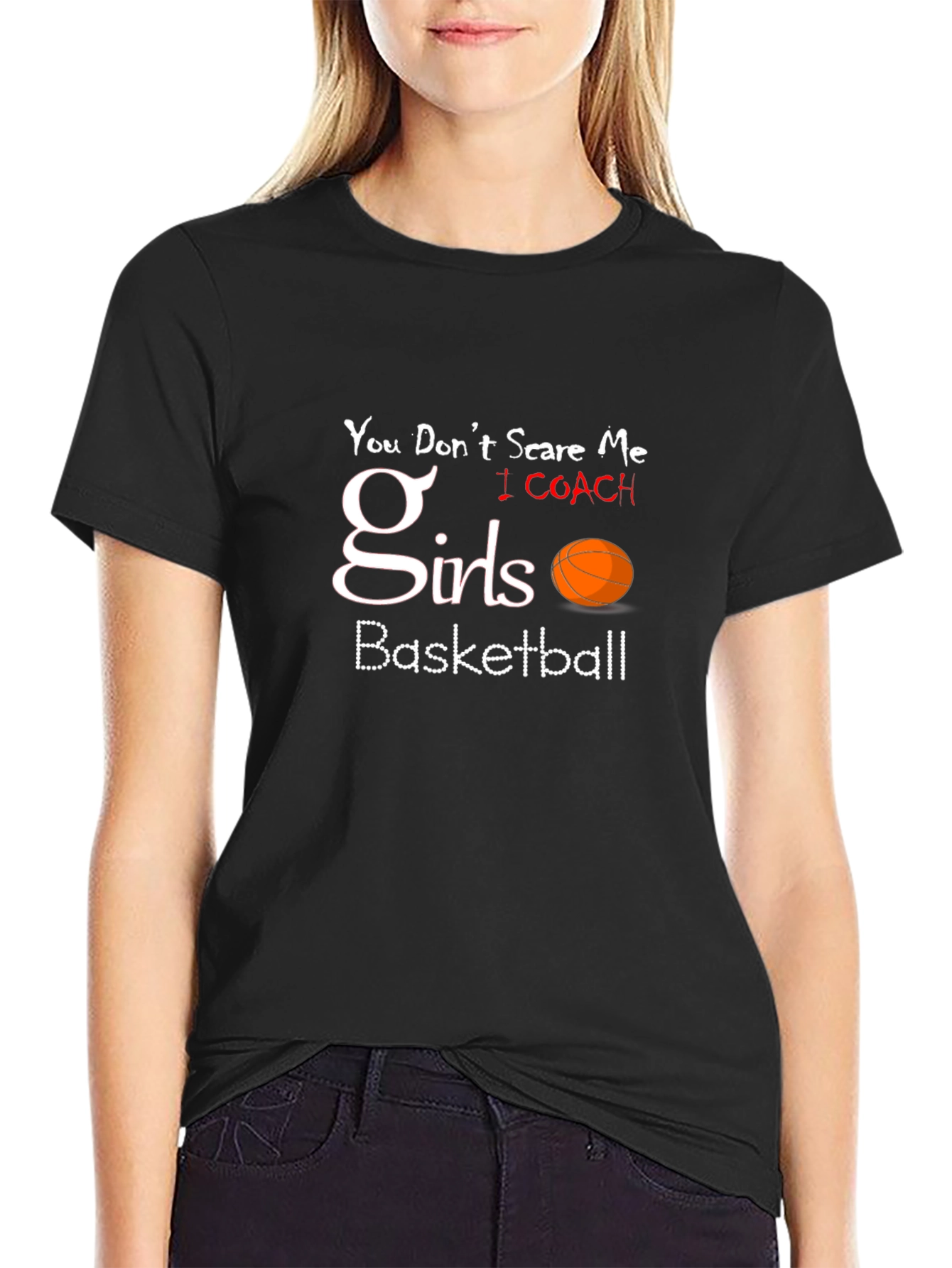 Girls Basketball Coach T-Shirt