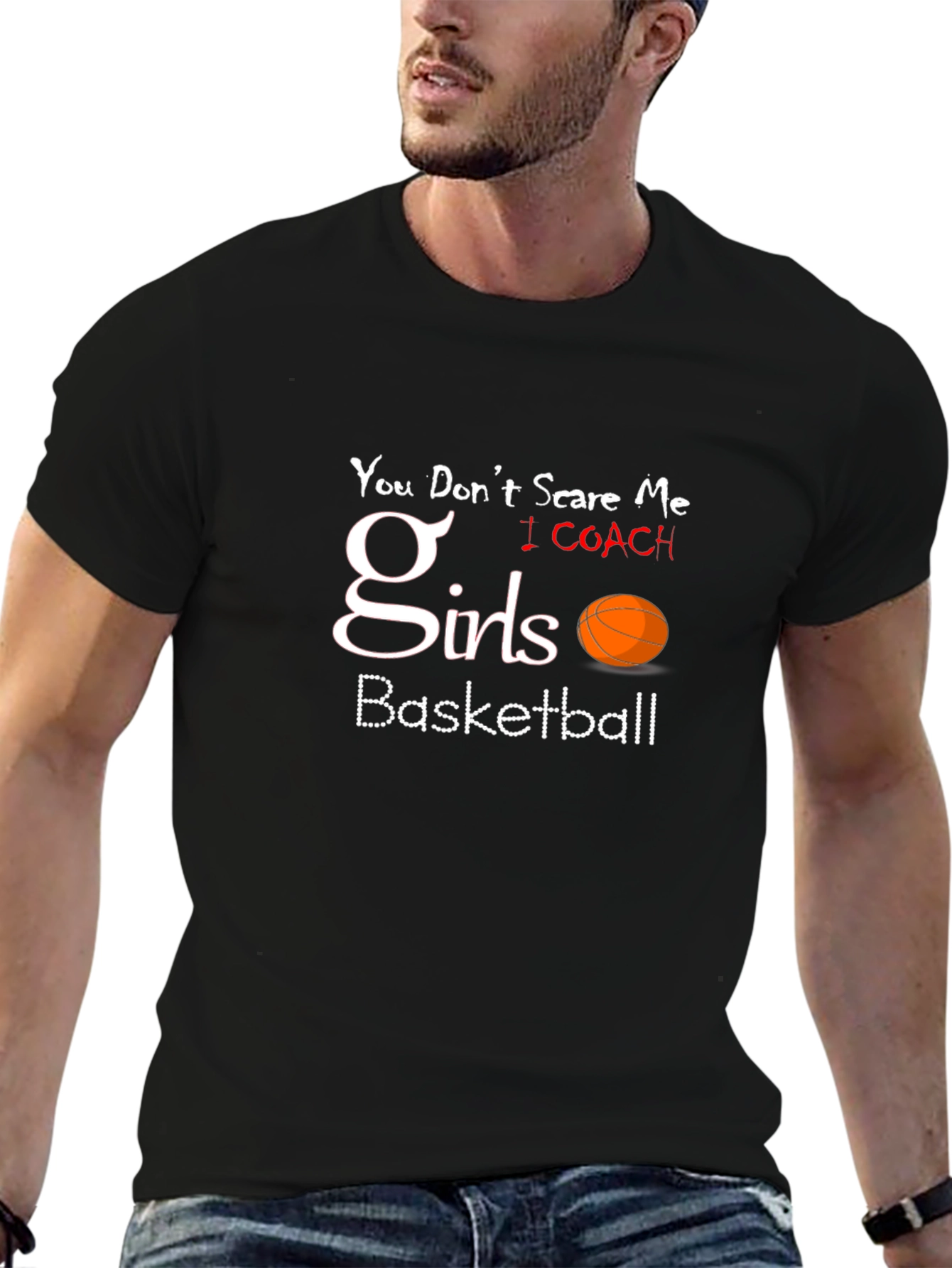 Girls Basketball Coach T-Shirt