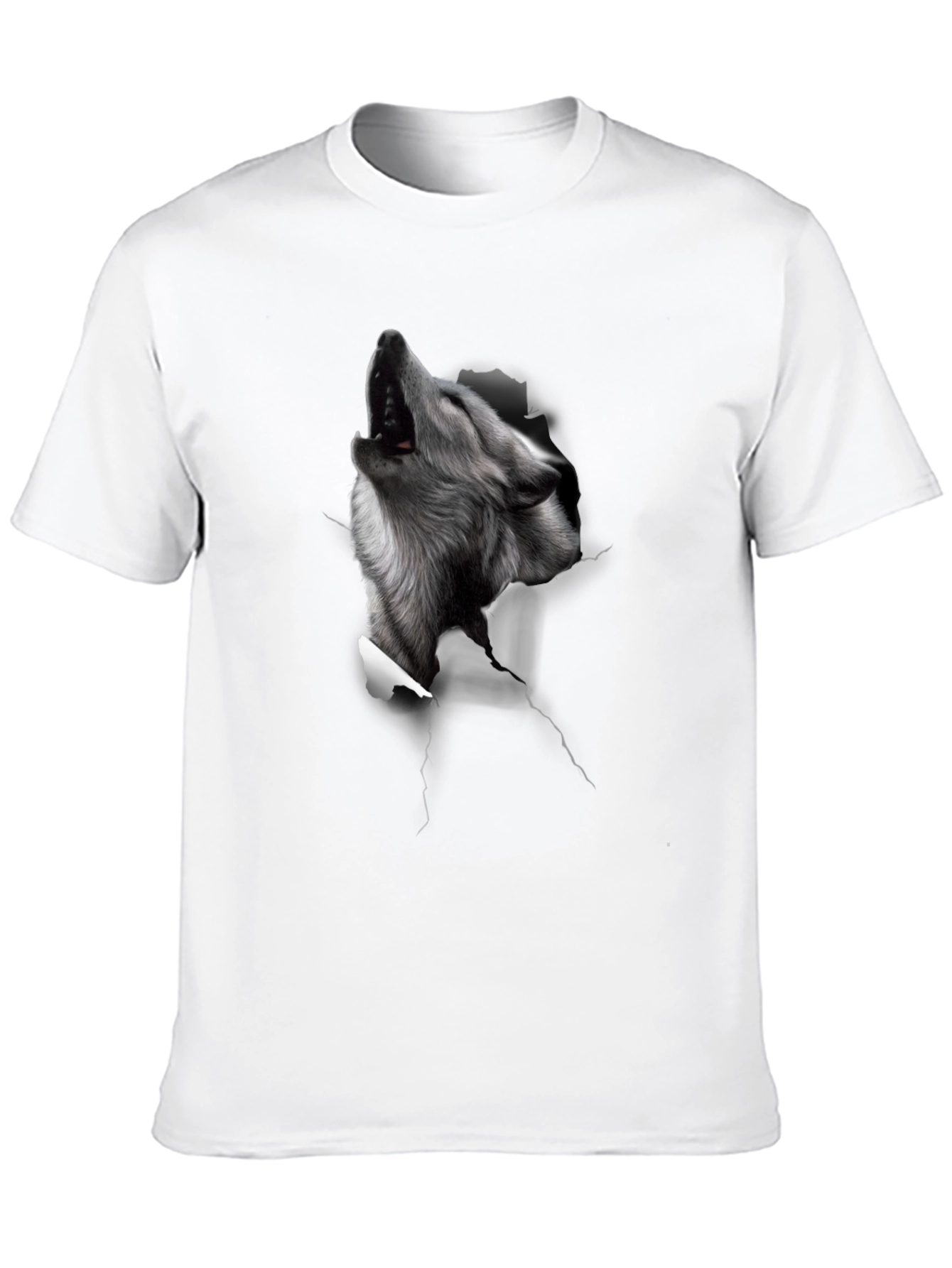 Wolf Graphic Black T-Shirt