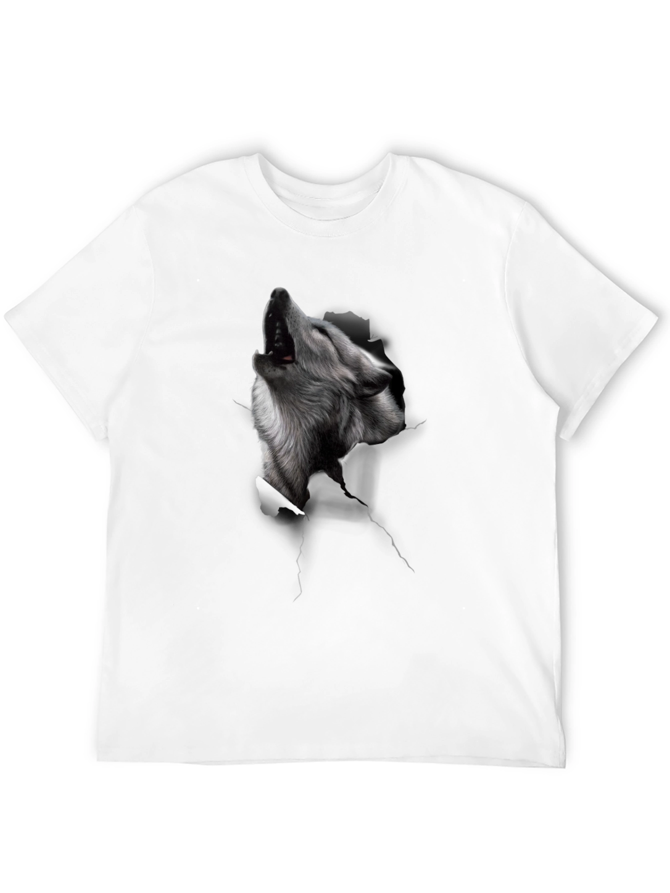 Wolf Graphic Black T-Shirt
