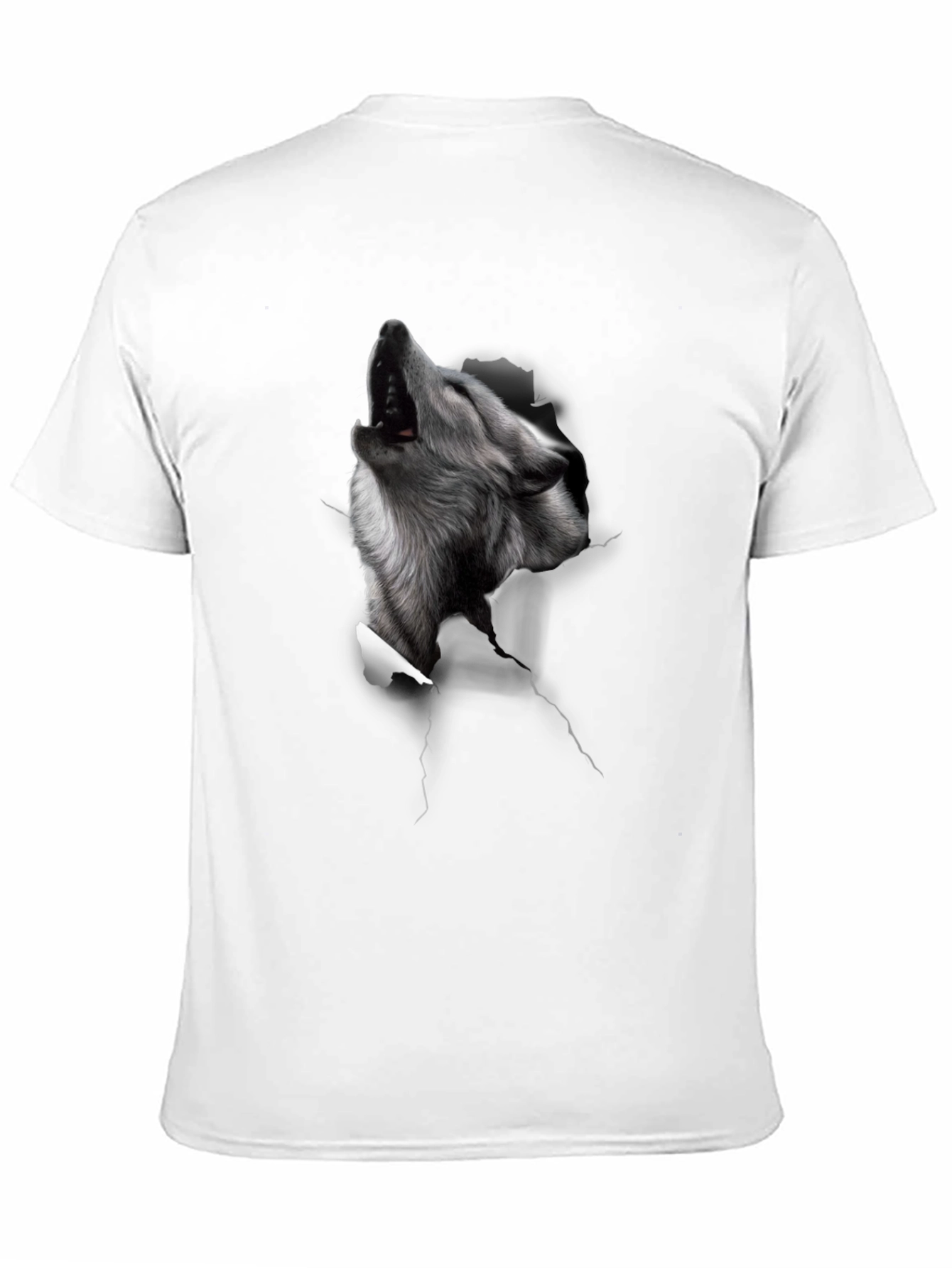 Wolf Graphic Black T-Shirt