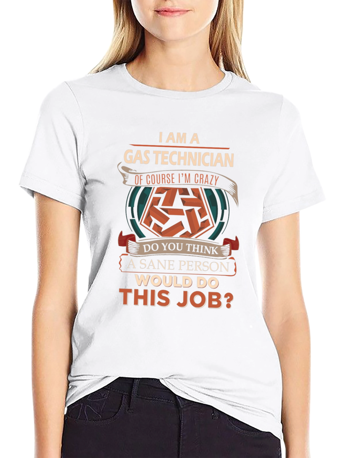 Gas Technician Crazy Job T-Shirt