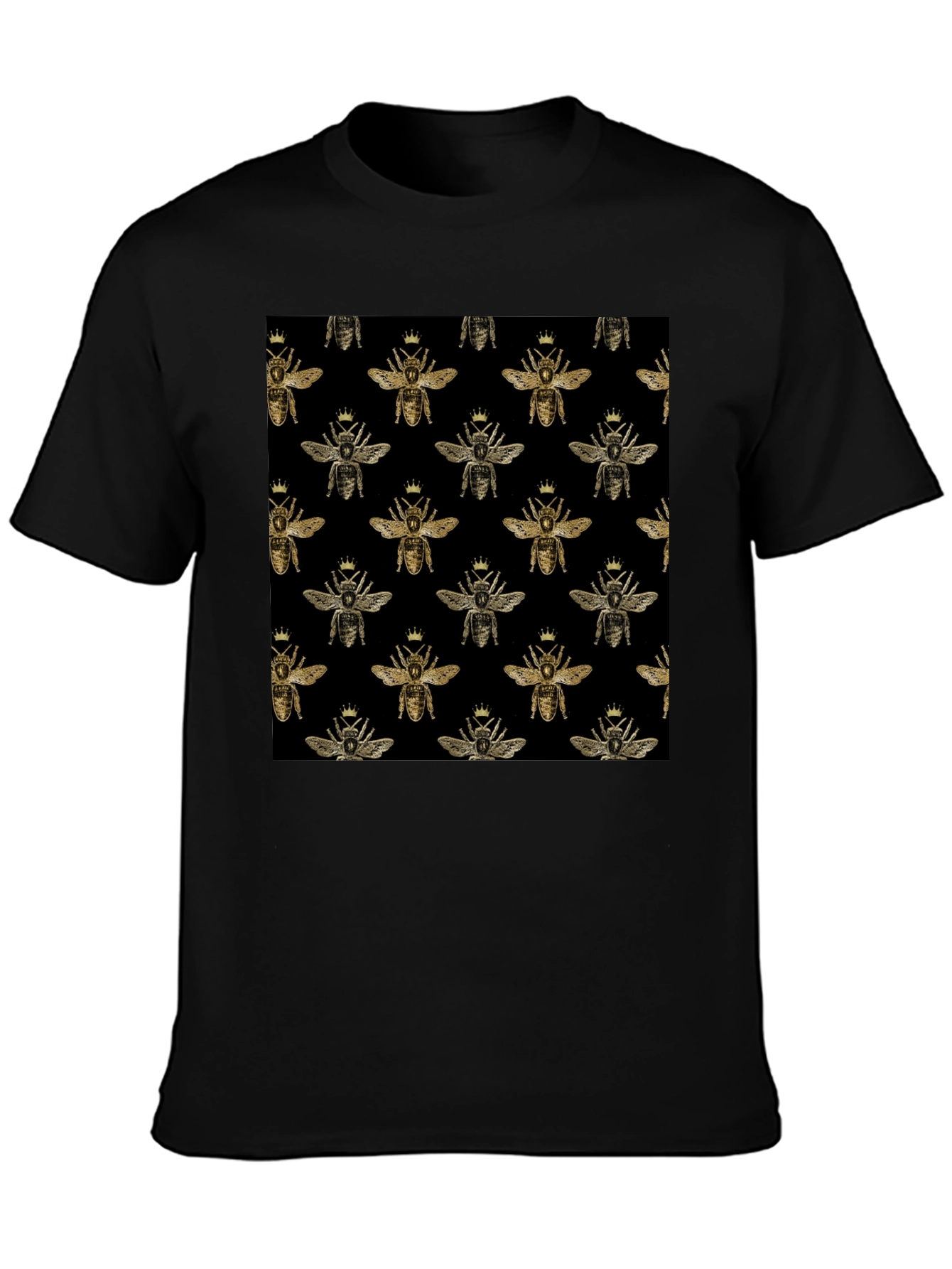 Black Bee Crown Graphic Tee