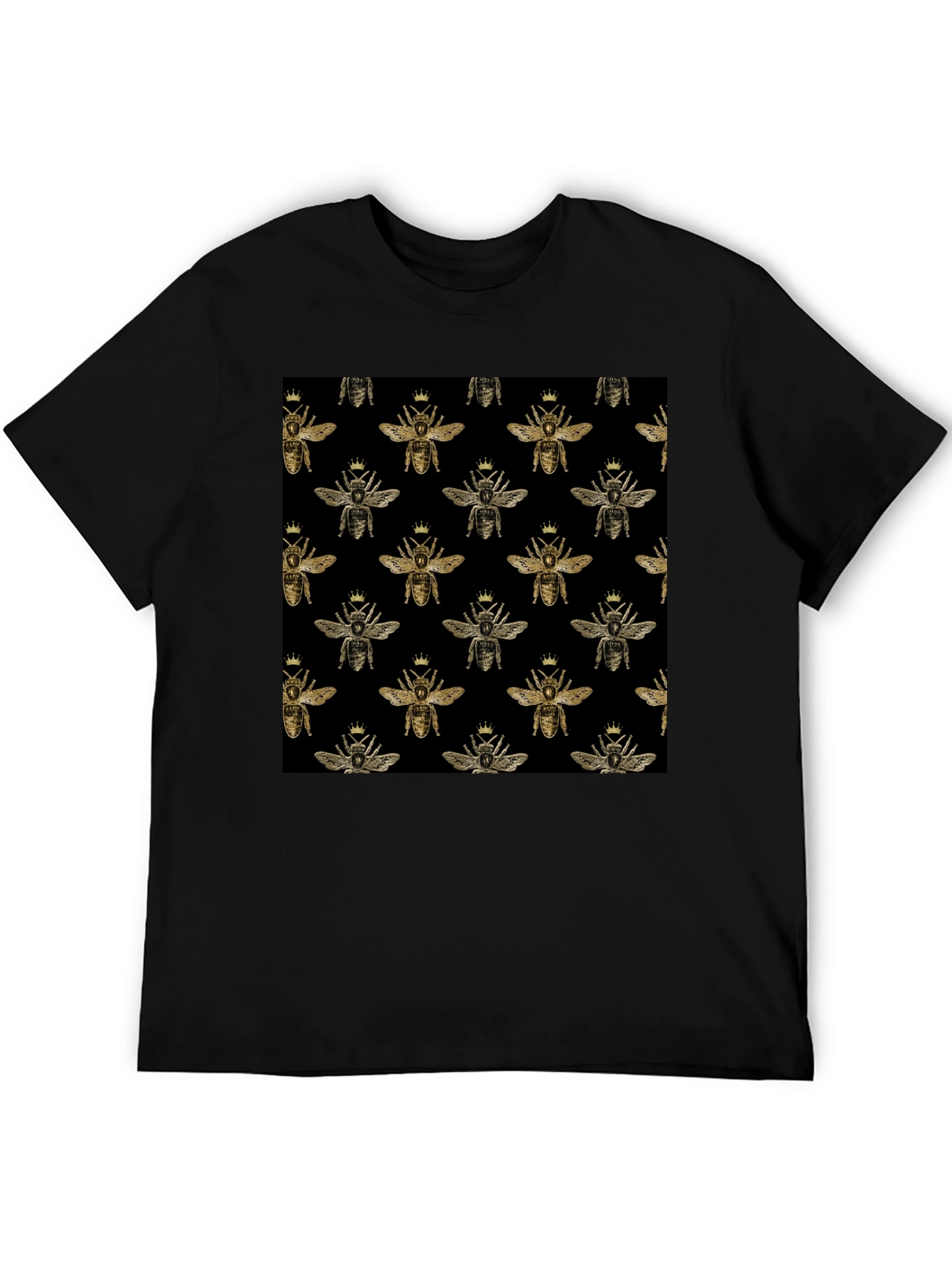 Black Bee Crown Graphic Tee