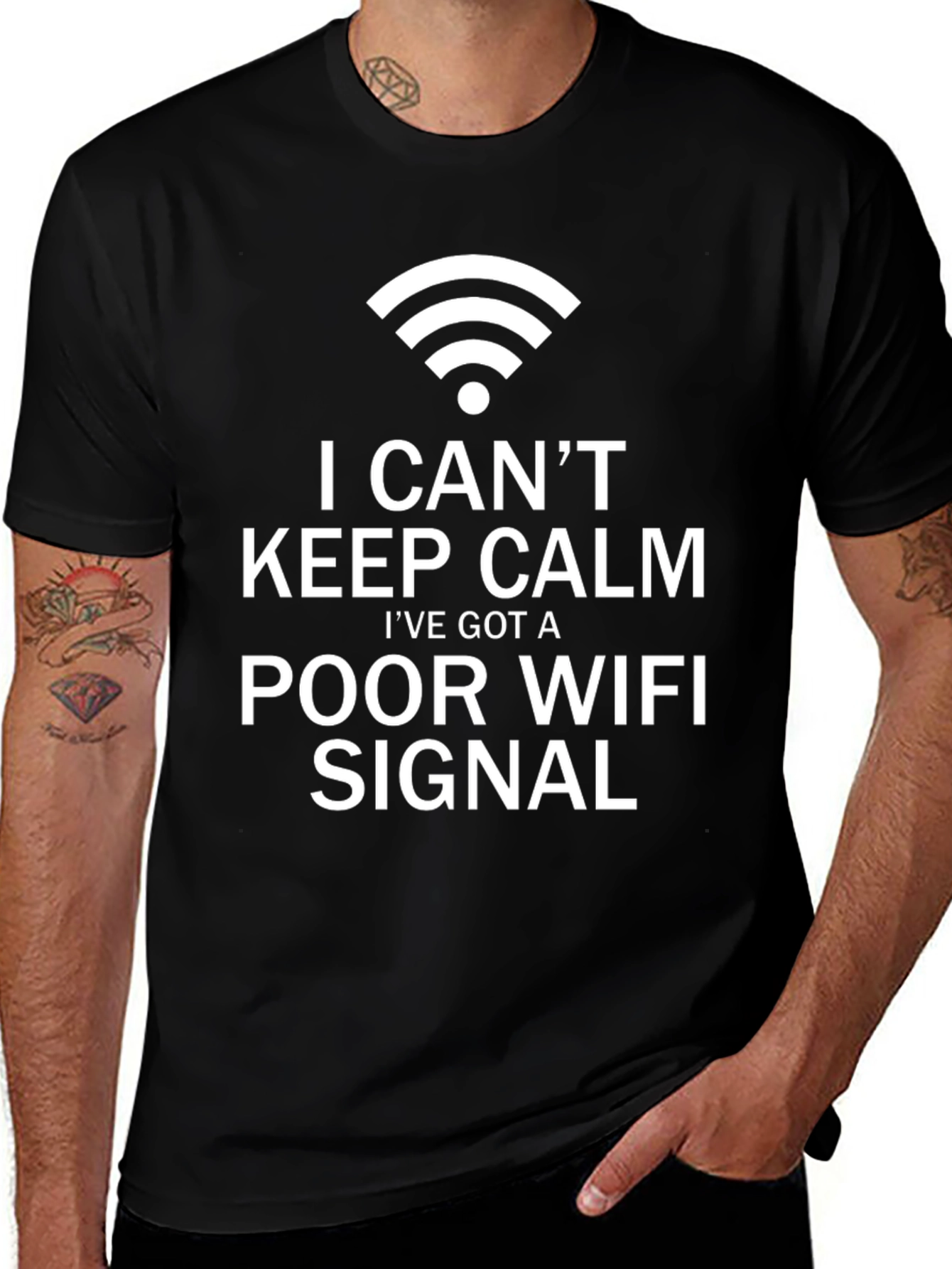 Funny Poor Wifi Signal T-Shirt