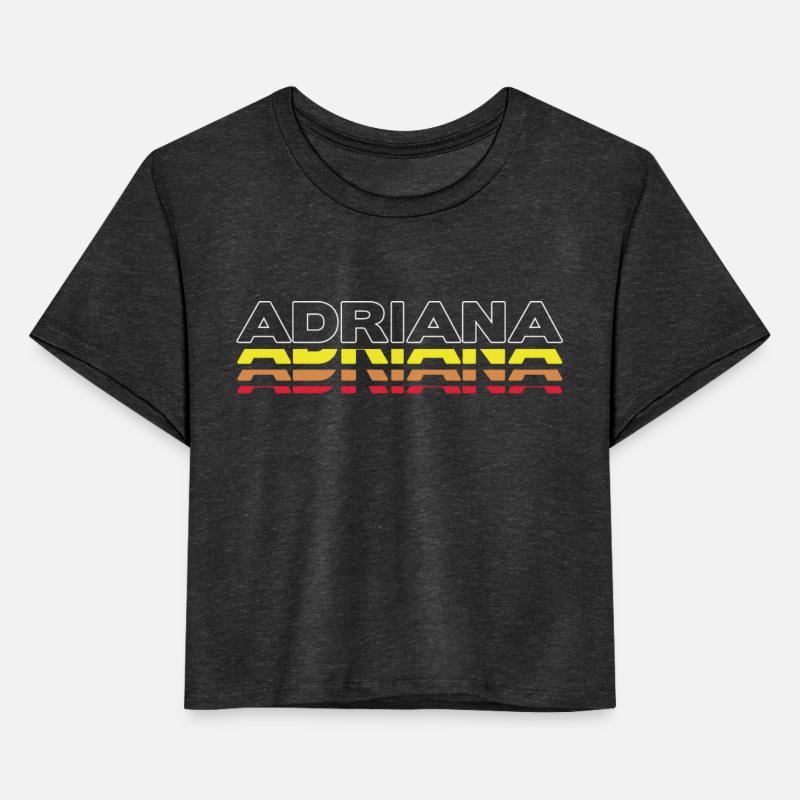 Adriana First Name Funny Vintage Sunset Adriana