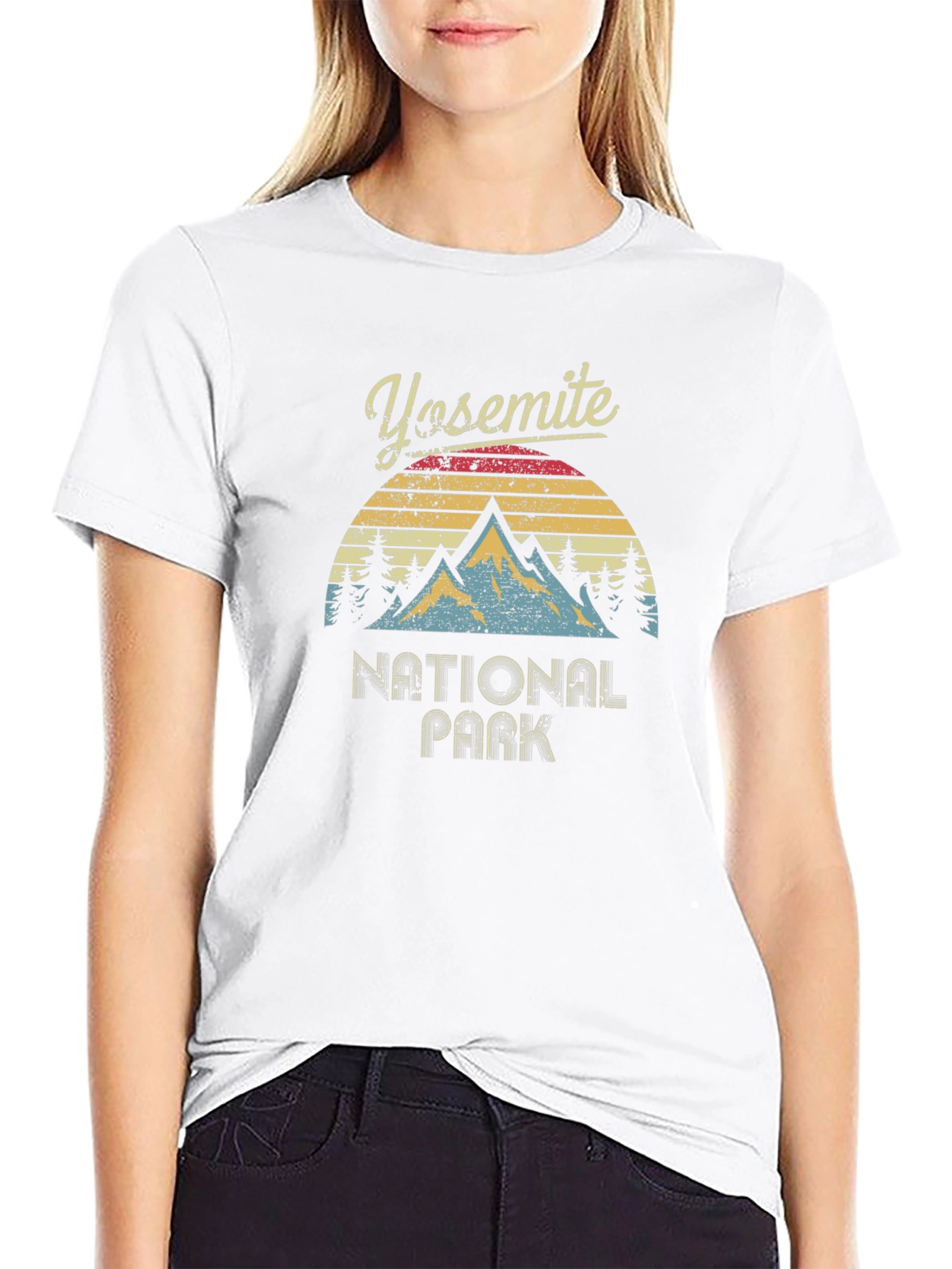 Yosemite National Park Retro Graphic Tee