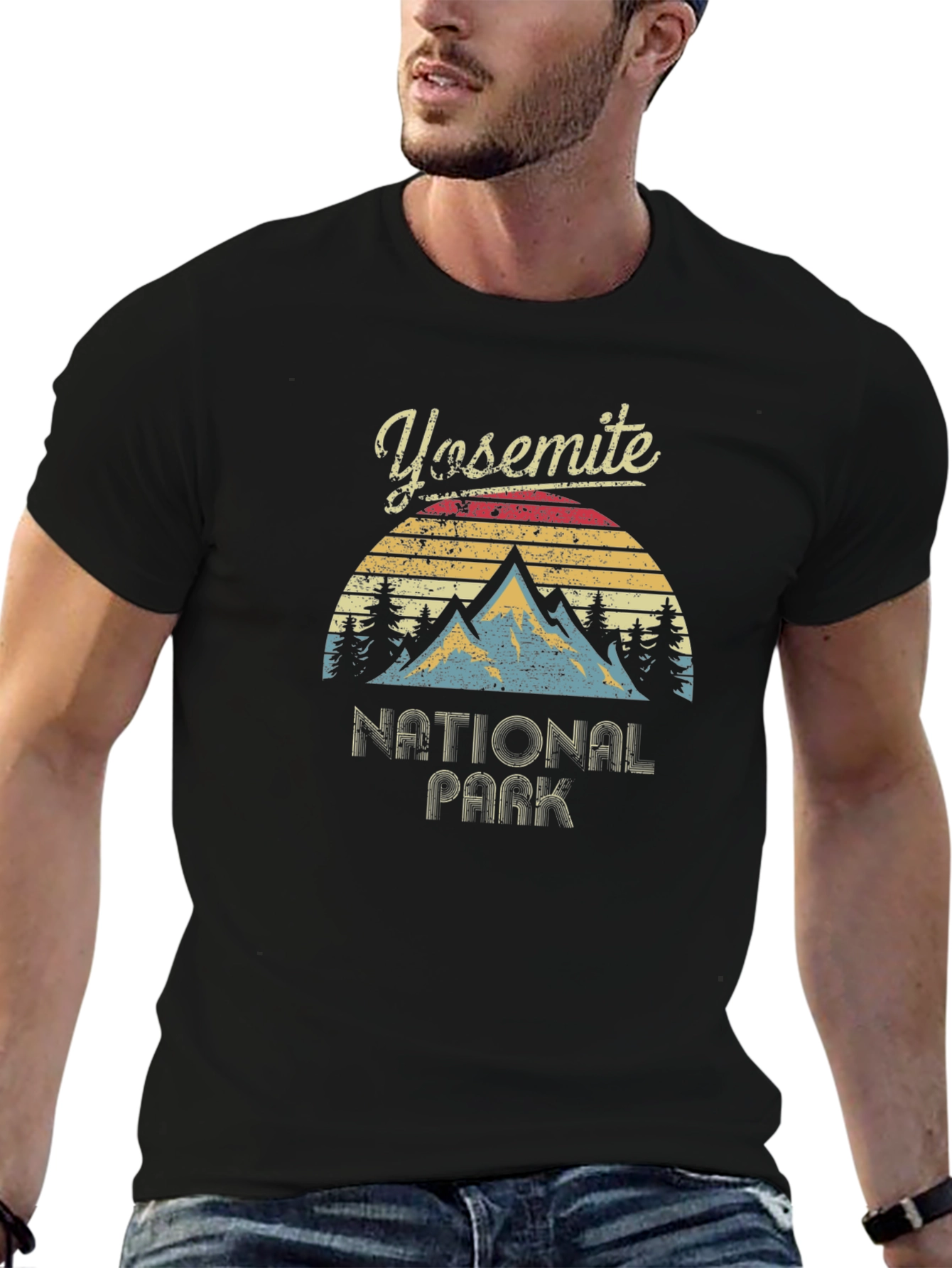 Yosemite National Park Retro Graphic Tee