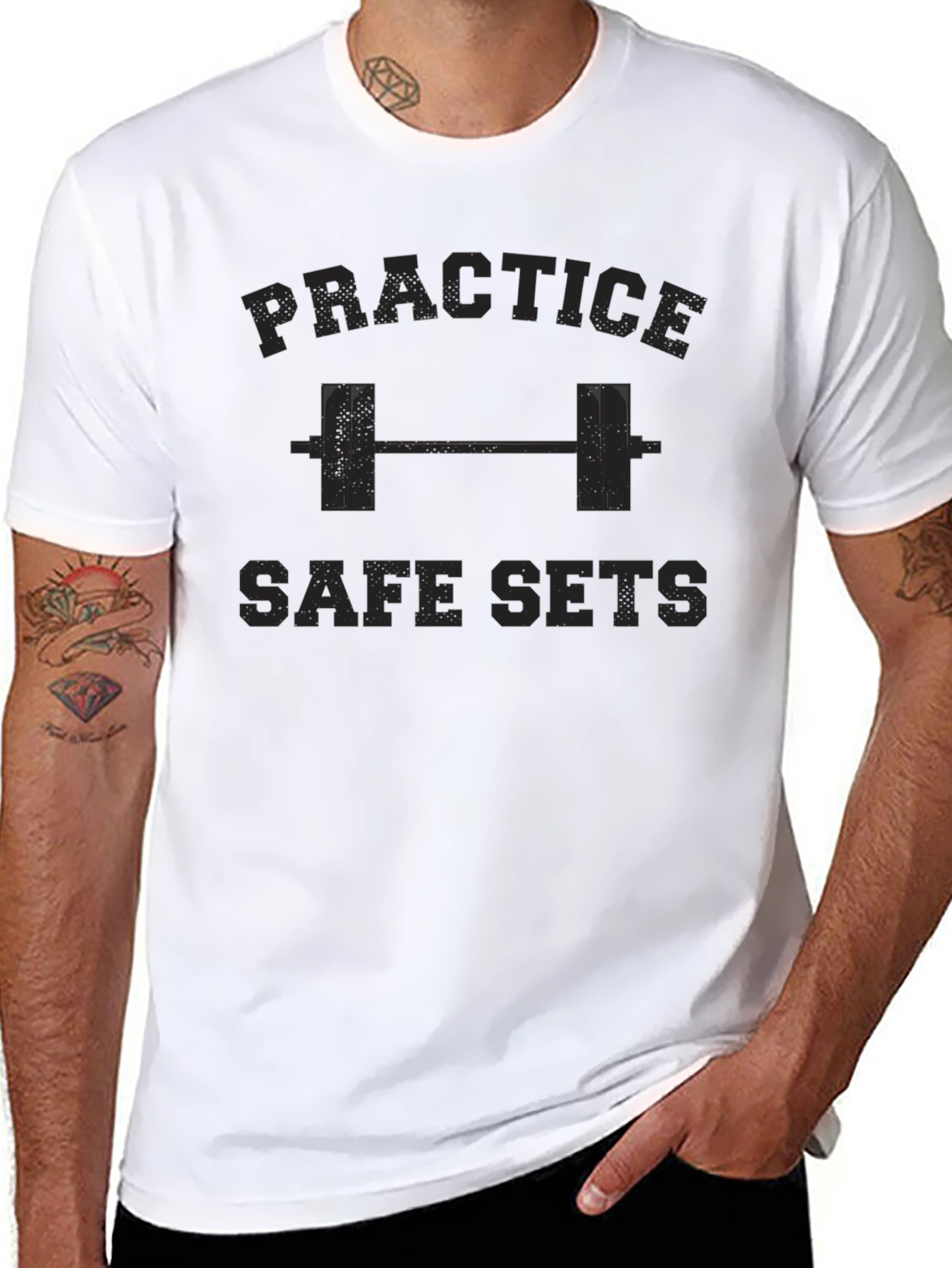 Practice Safe Sets Graphic Tee