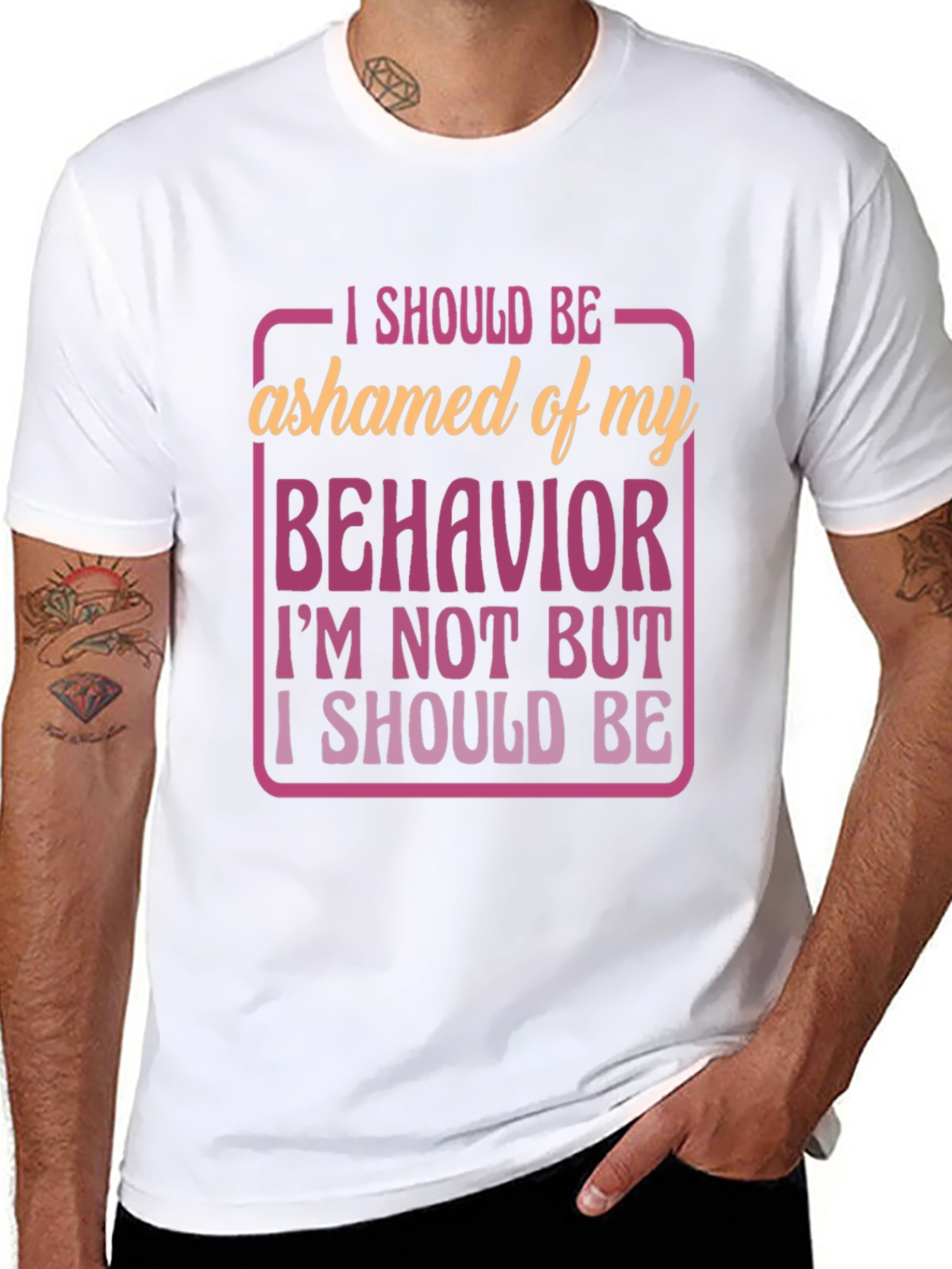 Funny Behavior Graphic T-Shirt