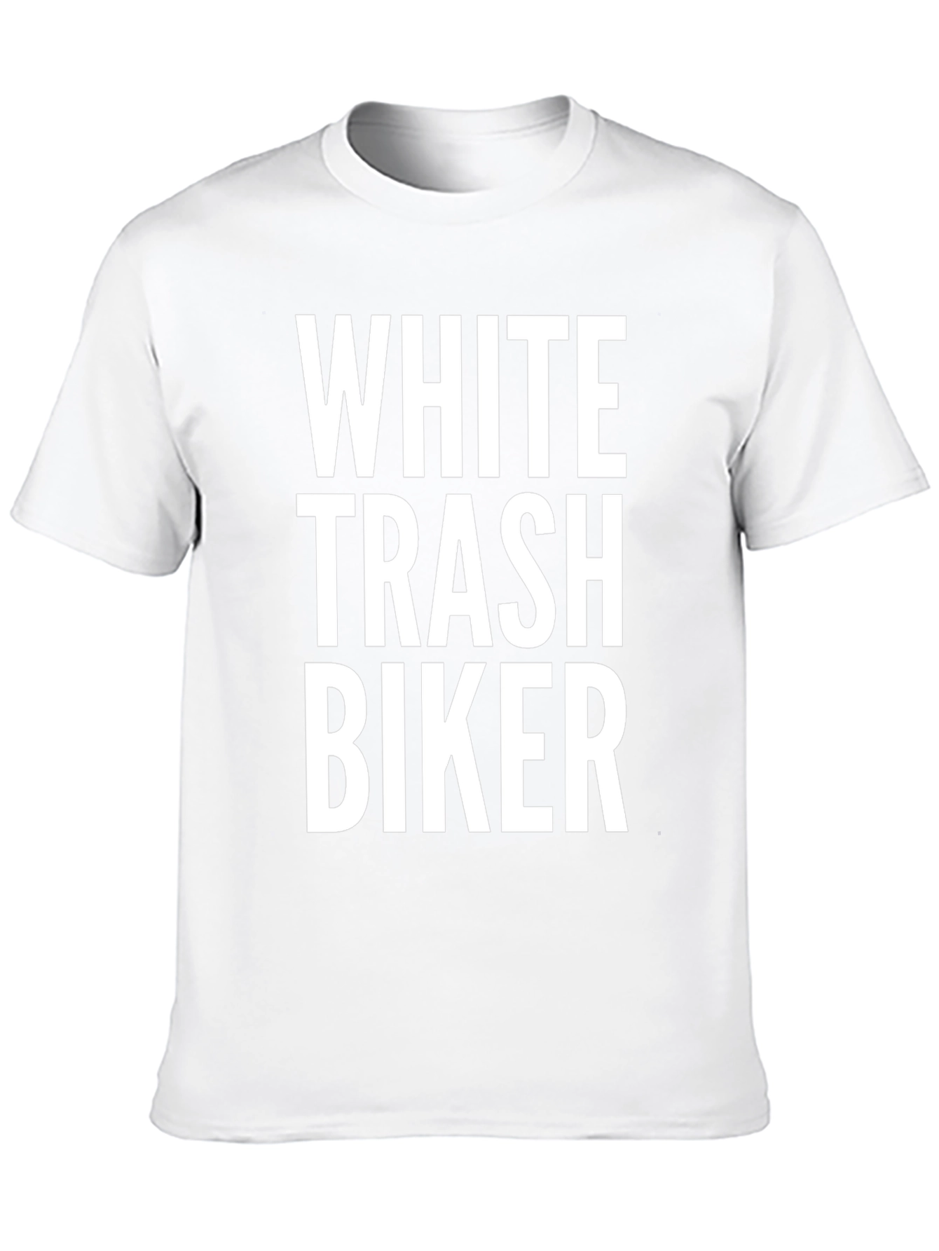 White Trash Biker Graphic T-Shirt