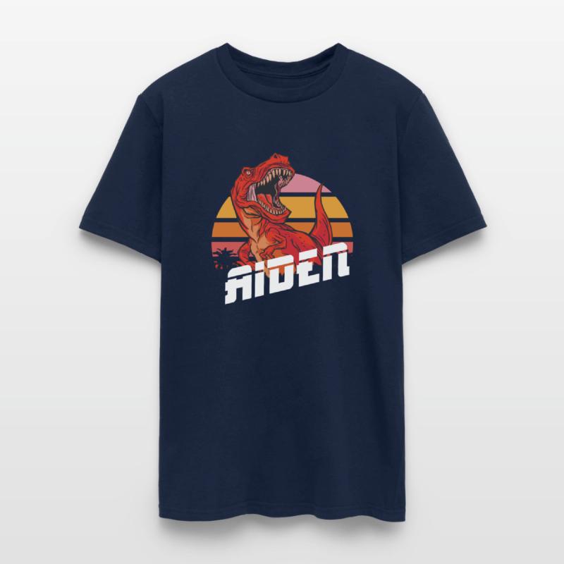 AIDEN - Lovely boy name with T-REX dino