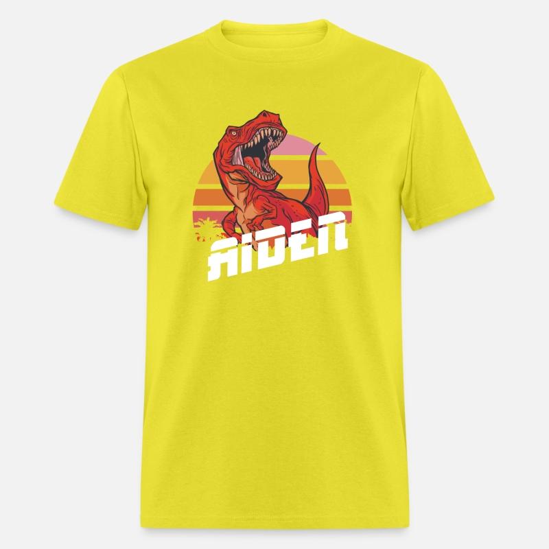 AIDEN - Lovely boy name with T-REX dino