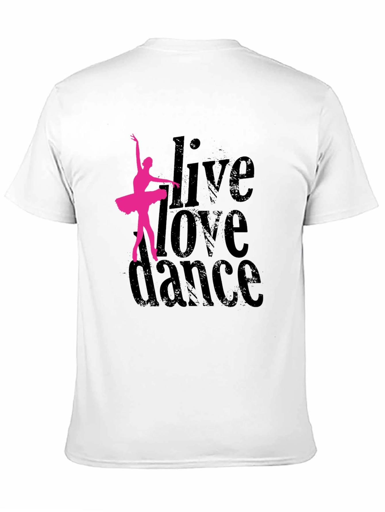 Live Love Dance T-Shirt - Ballet Dancer Graphic Tee