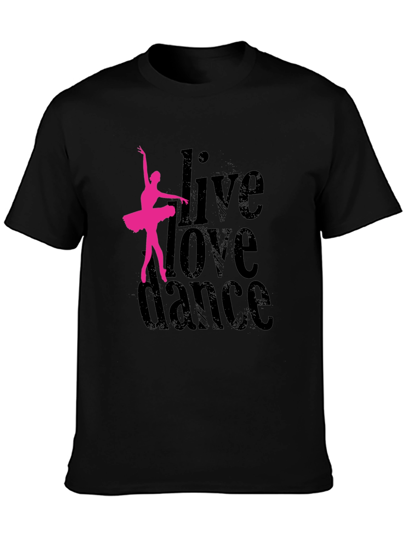 Live Love Dance T-Shirt - Ballet Dancer Graphic Tee