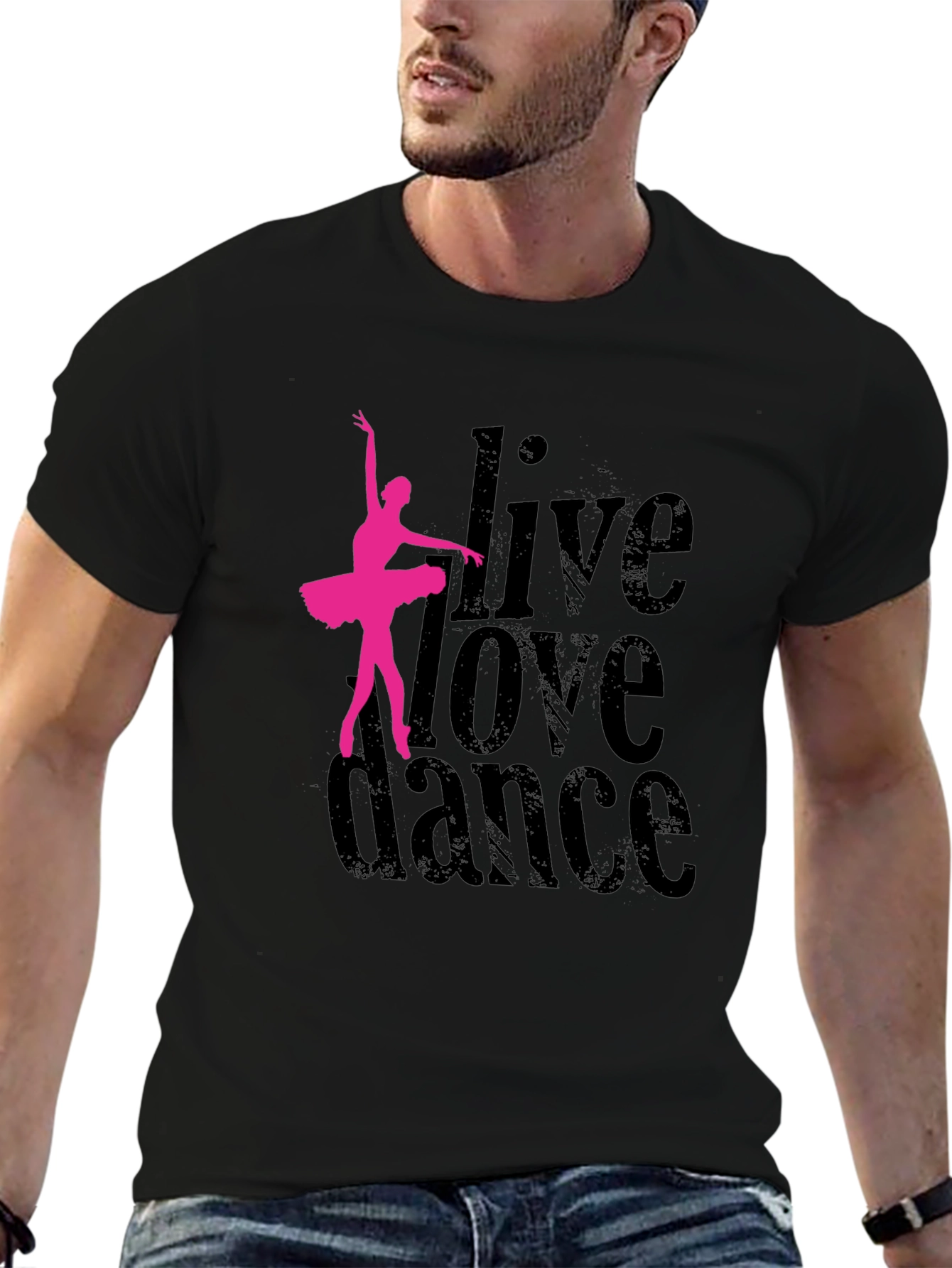 Live Love Dance T-Shirt - Ballet Dancer Graphic Tee