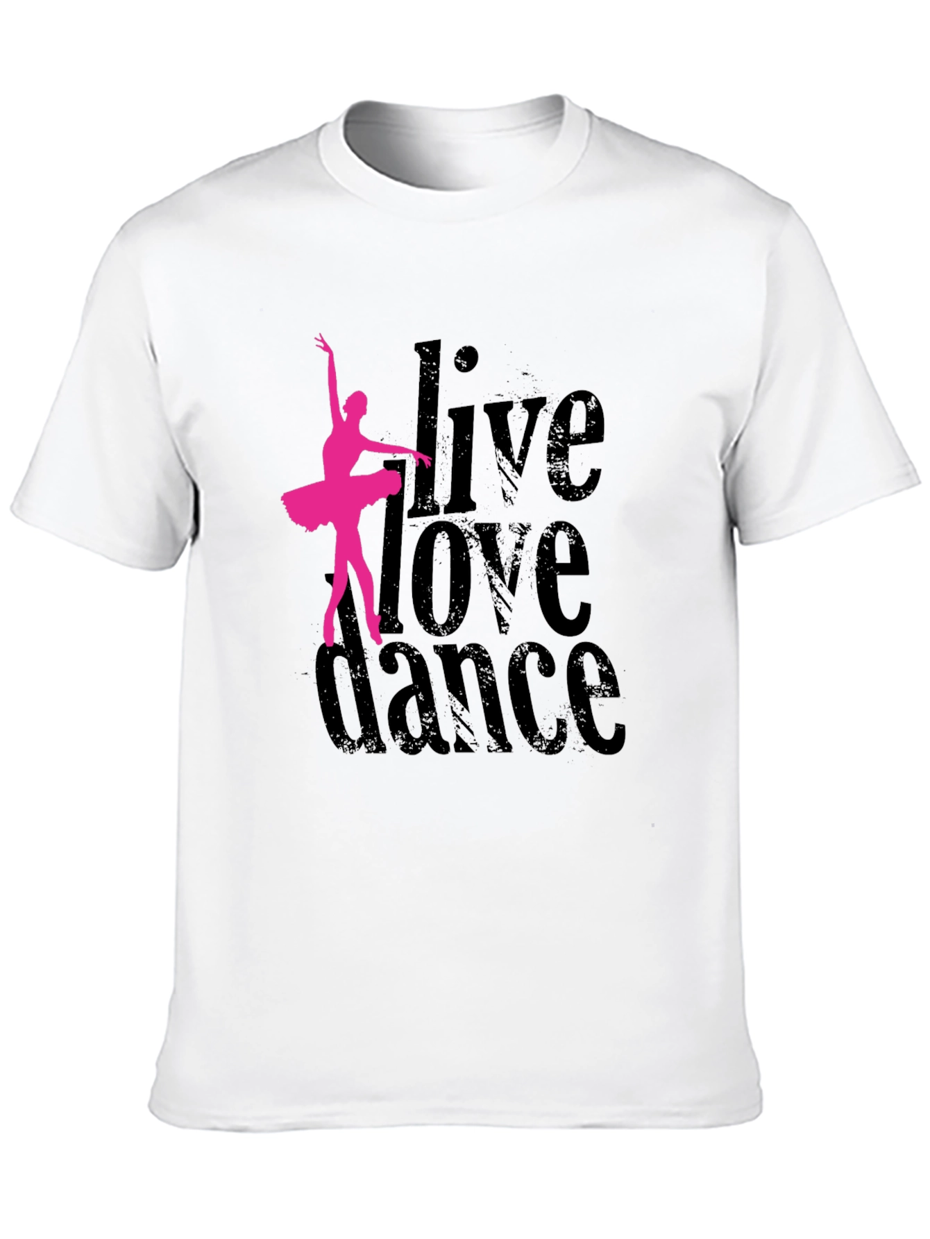 Live Love Dance T-Shirt - Ballet Dancer Graphic Tee