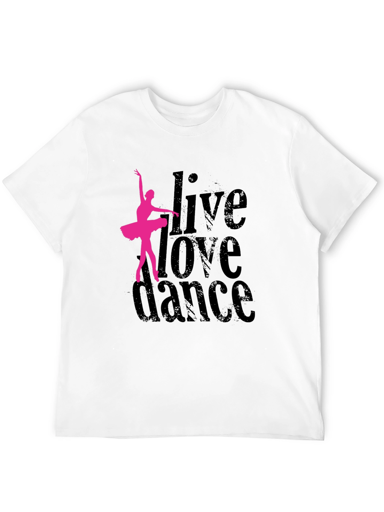 Live Love Dance T-Shirt - Ballet Dancer Graphic Tee