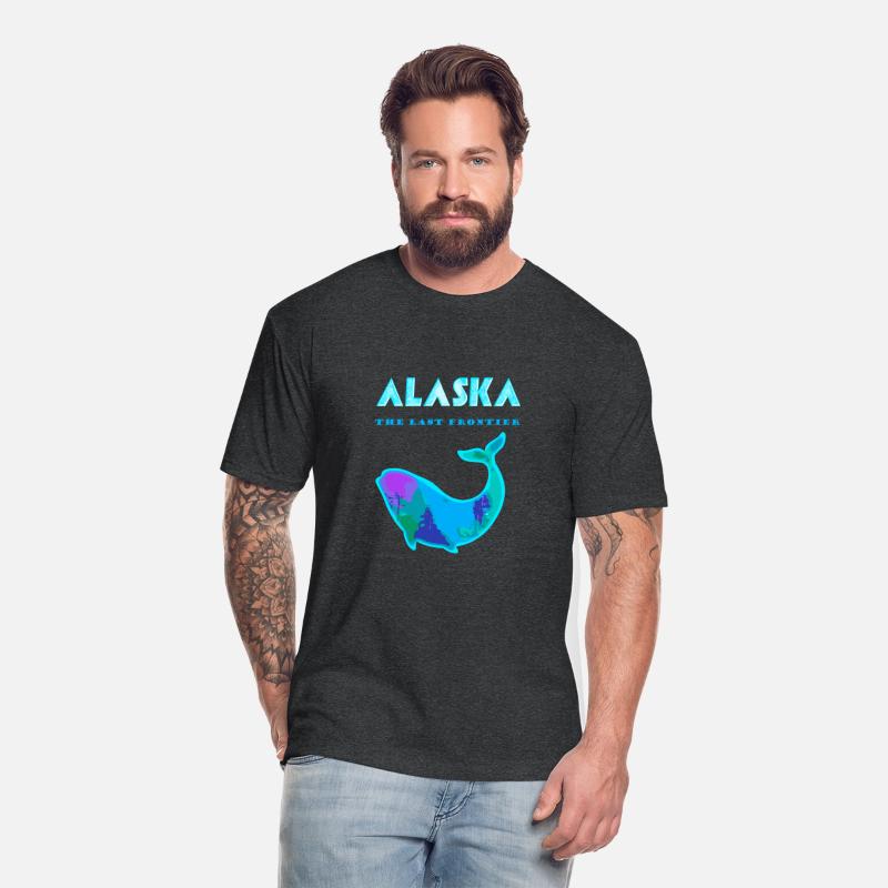 Alaska Northern Lights Design Alaskan Whale With A