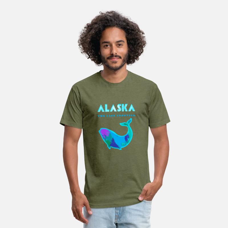 Alaska Northern Lights Design Alaskan Whale With A