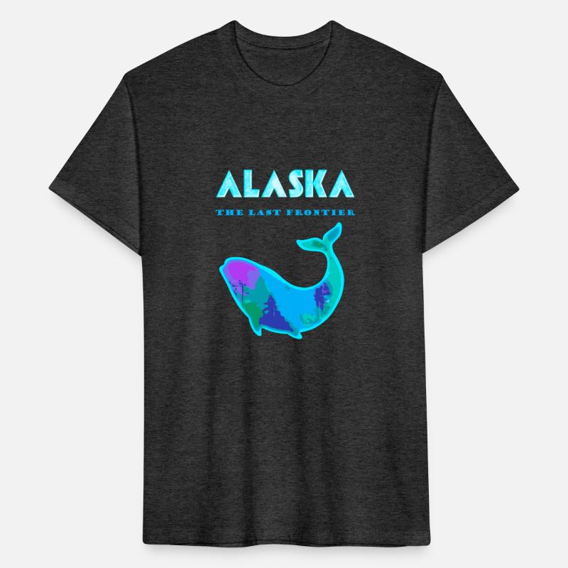 Alaska Northern Lights Design Alaskan Whale With A