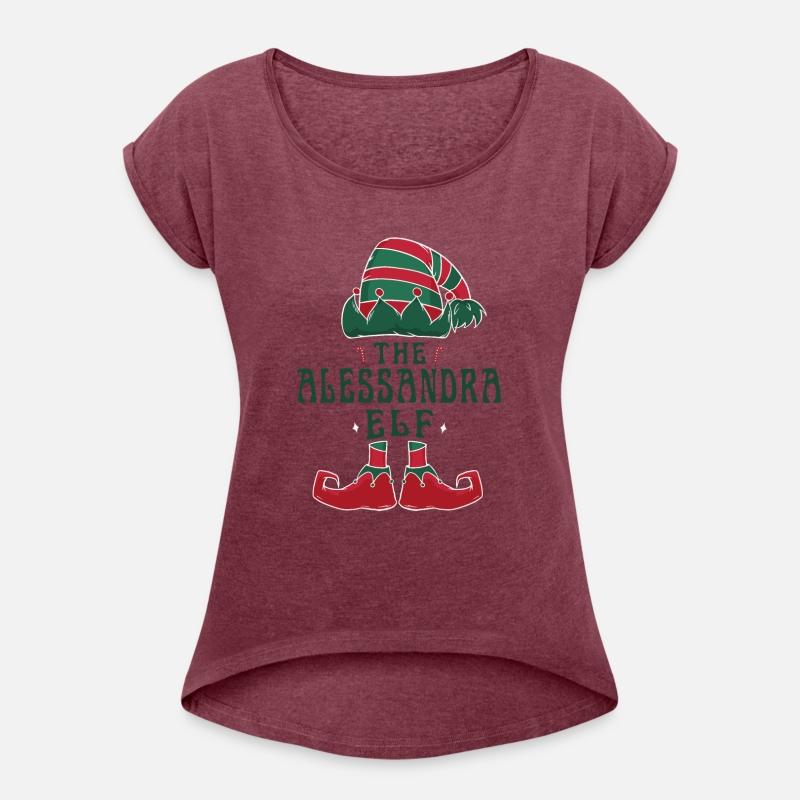 Alessandra Elf Personalized Name Christmas Family