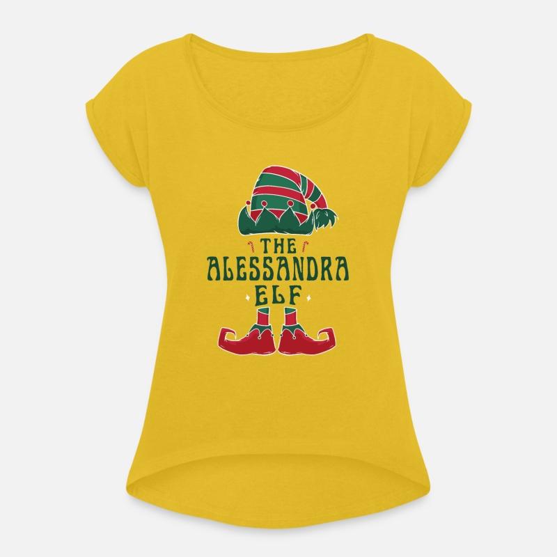Alessandra Elf Personalized Name Christmas Family