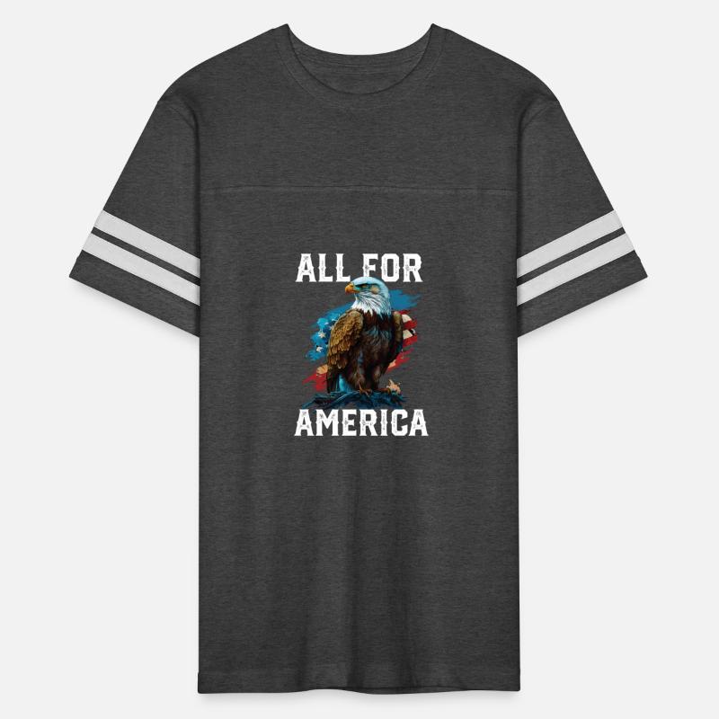 All for America American Bald Eagle USA Flag