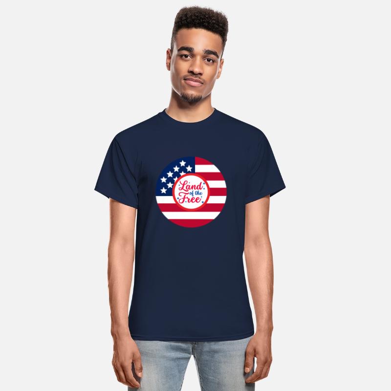 American Flag Design with Patriotic Quote