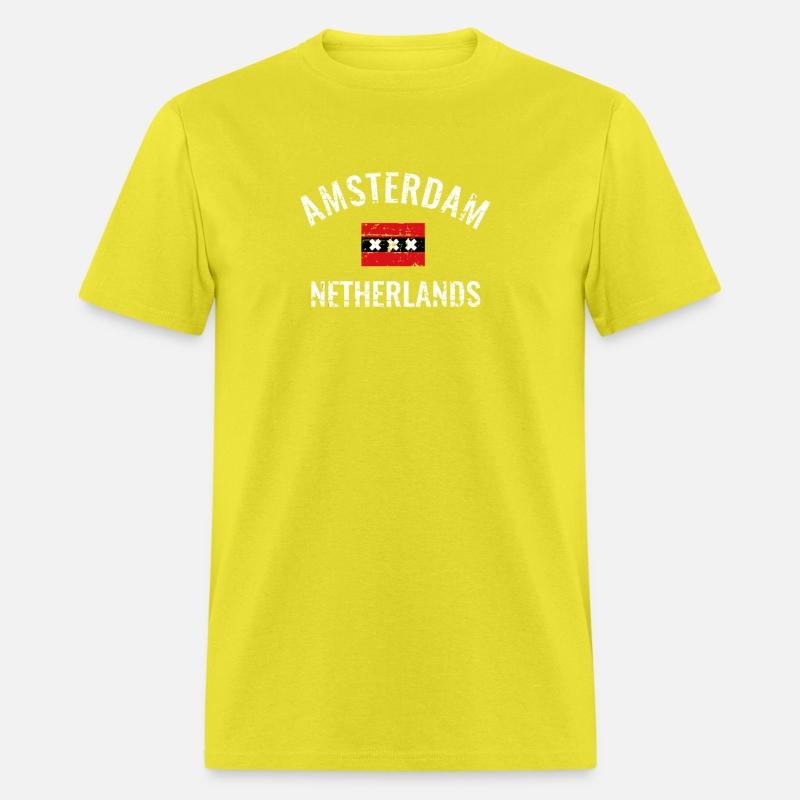 Amsterdam Holland Flag Long