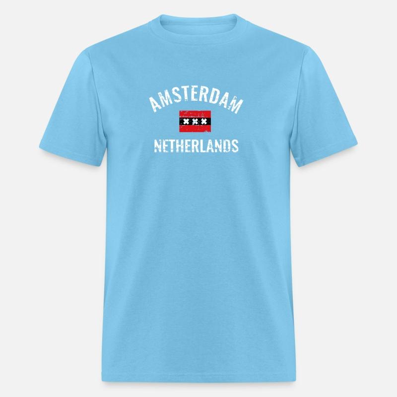 Amsterdam Holland Flag Long