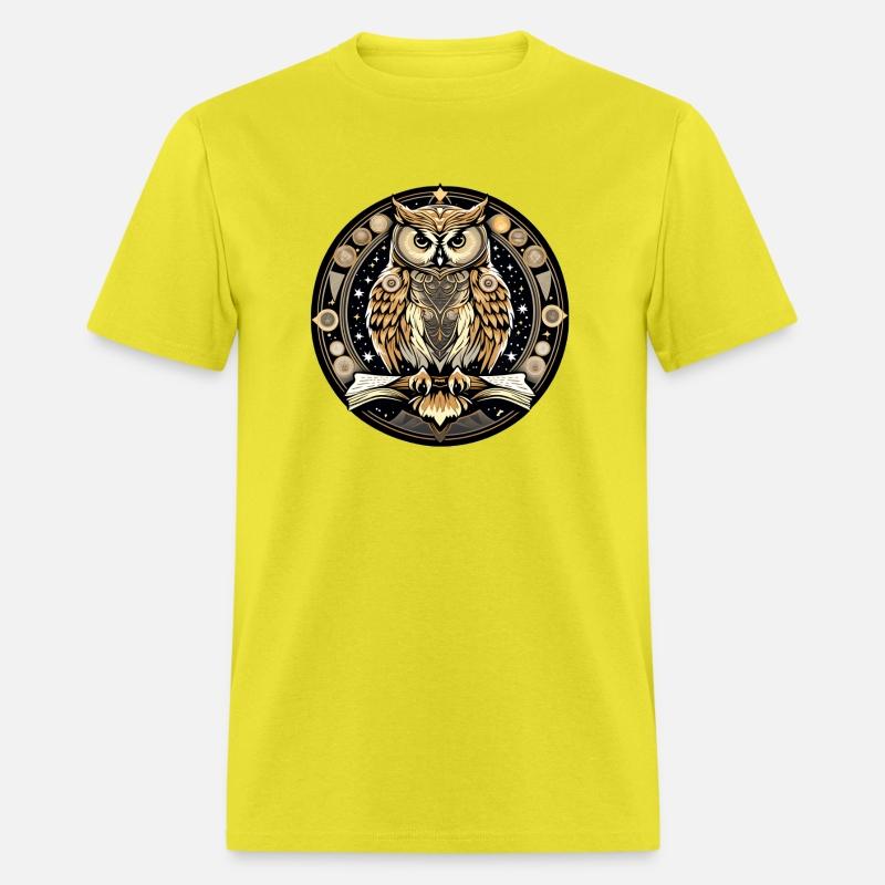 An owl beautifully detailed vintage-style