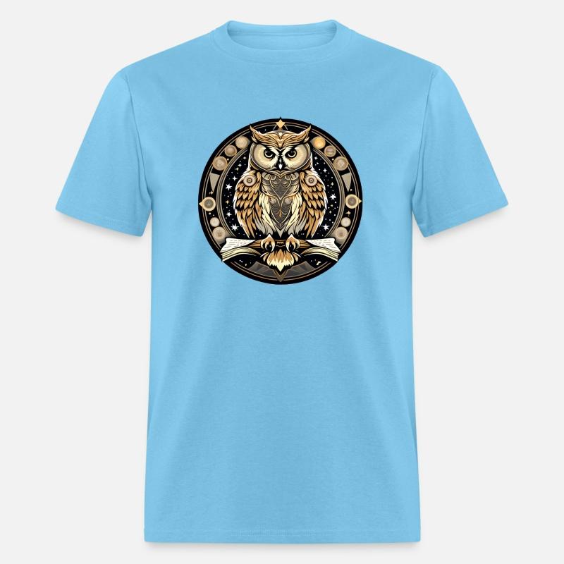 An owl beautifully detailed vintage-style