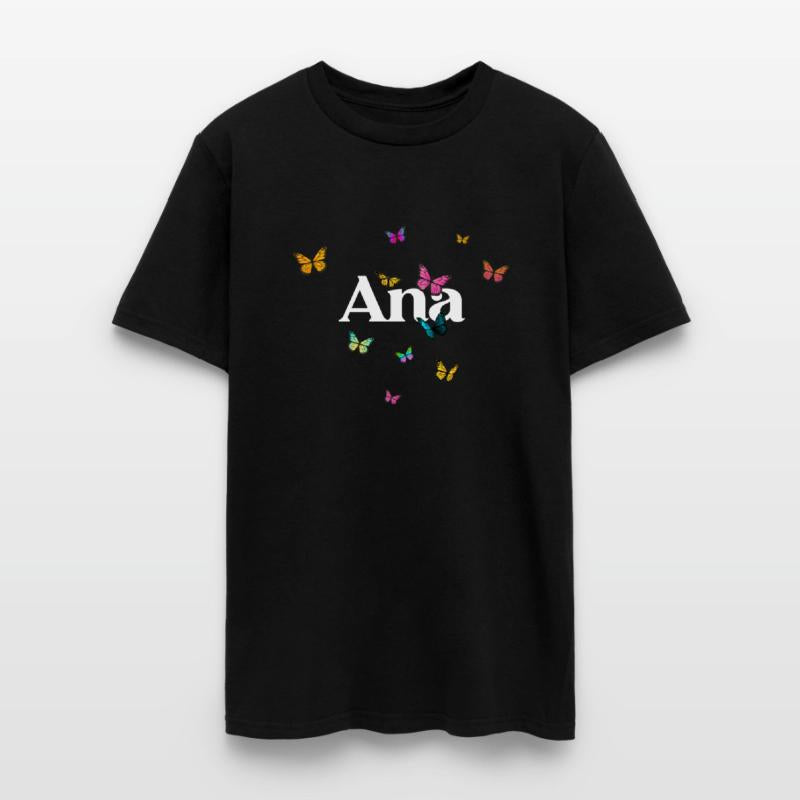 ANA - beautiful girl name with cute butterflies