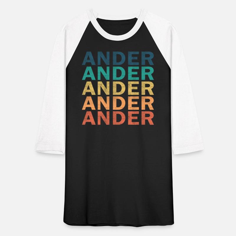 Ander Name T Shirt - Ander Vintage Retro Name Gift