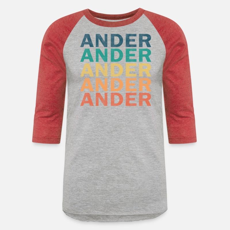 Ander Name T Shirt - Ander Vintage Retro Name Gift