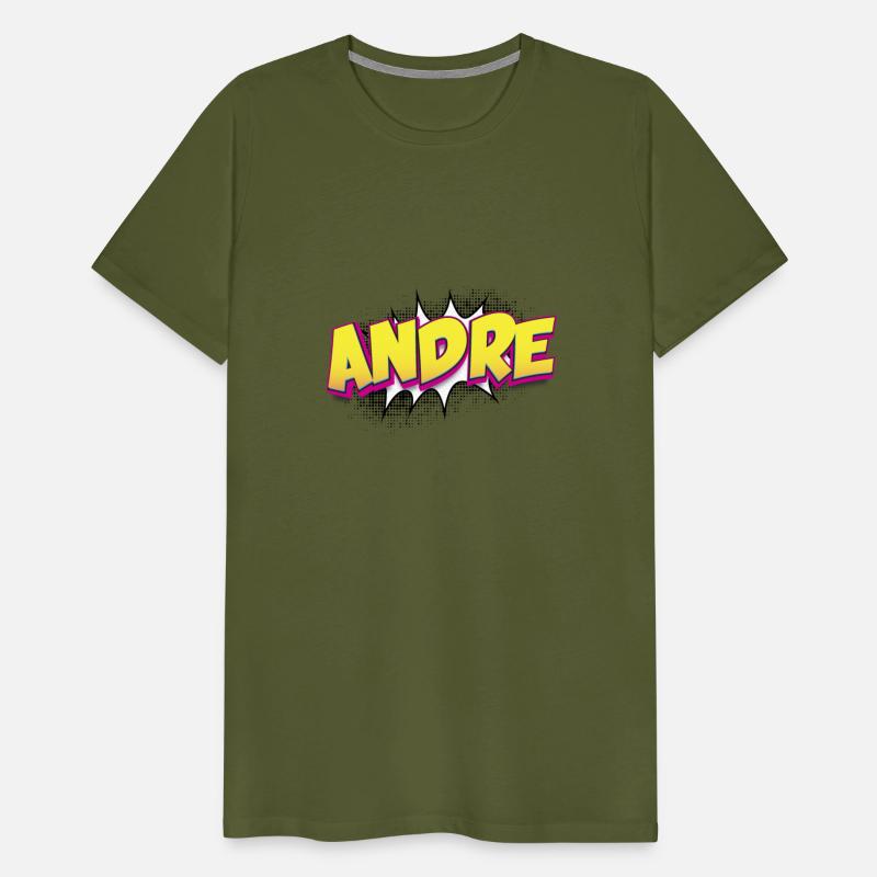 Andre Custom Name Comic Book Style Pop Art, Andre
