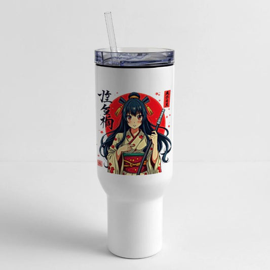 Anime Girl in Traditional Kimono