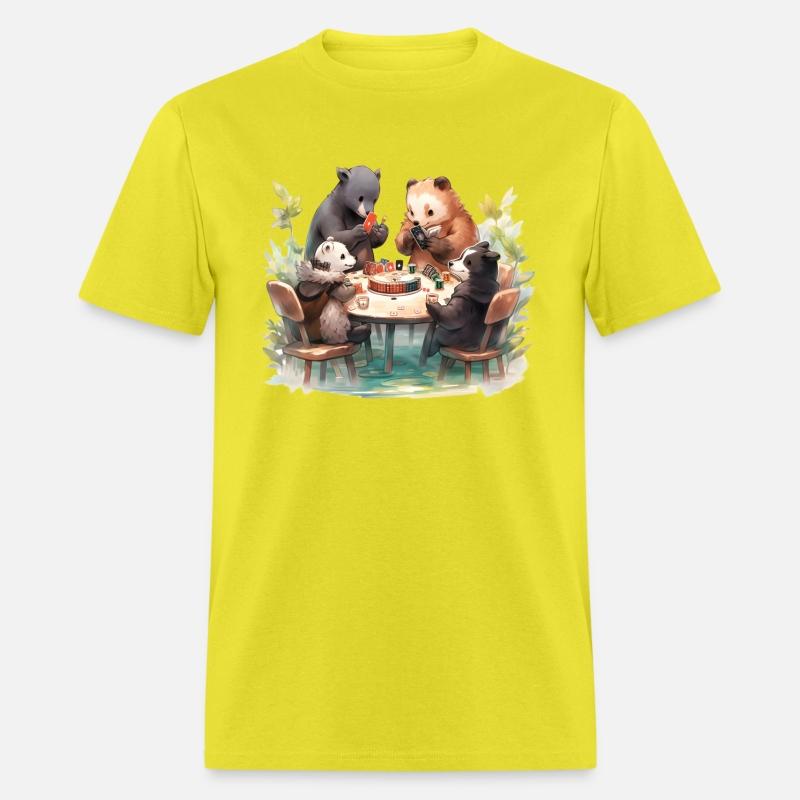 Anime Woodland Creatures Playing Poker