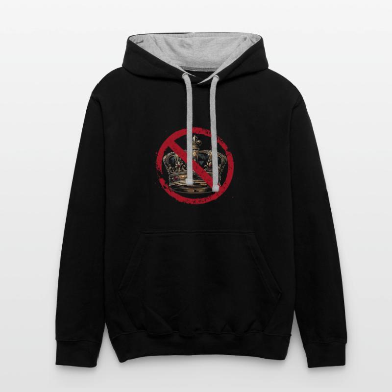 Anti-Monarchy Symbol, No Crown, Power to the Peopl