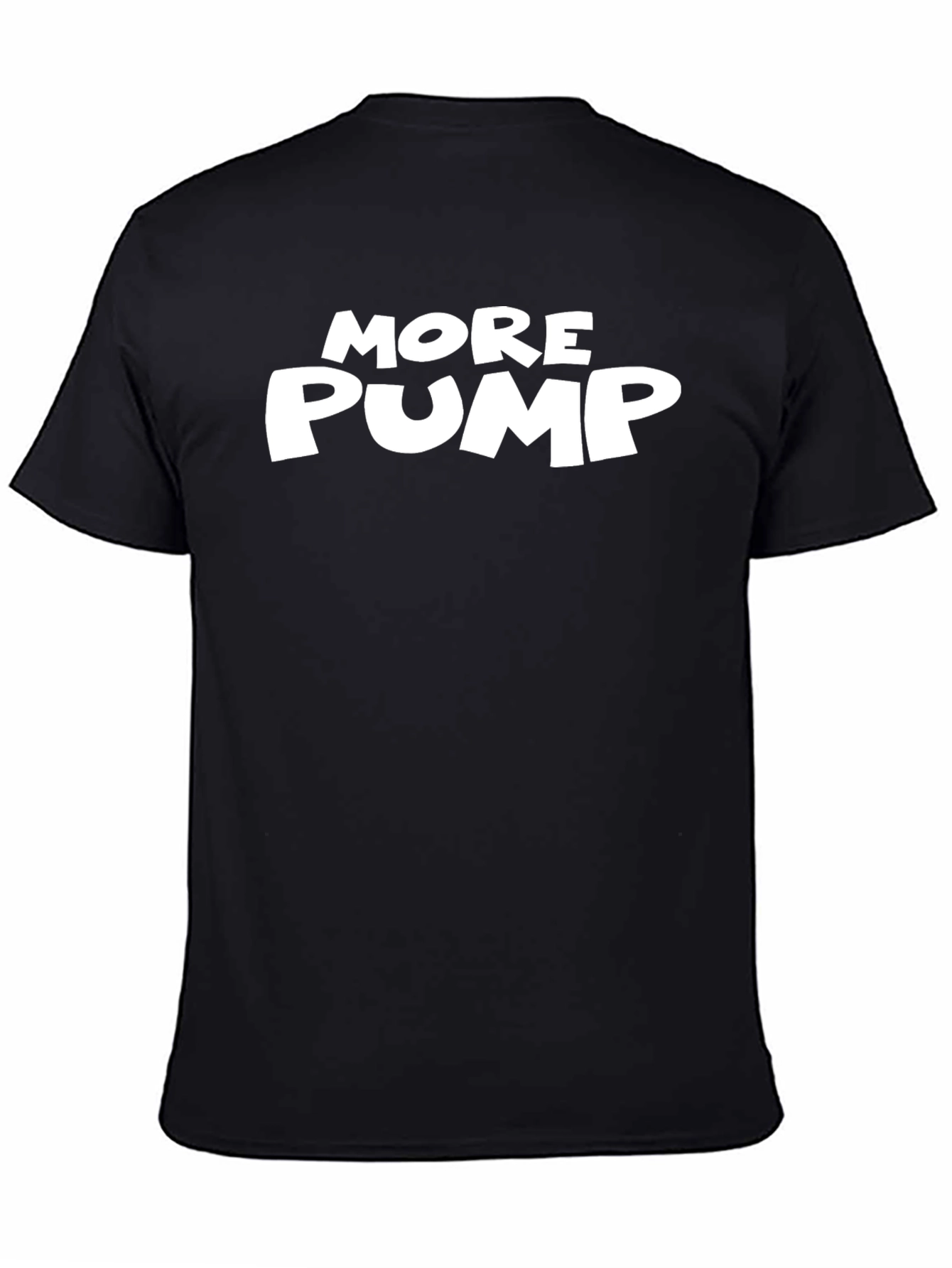 More Pump Black T-Shirt