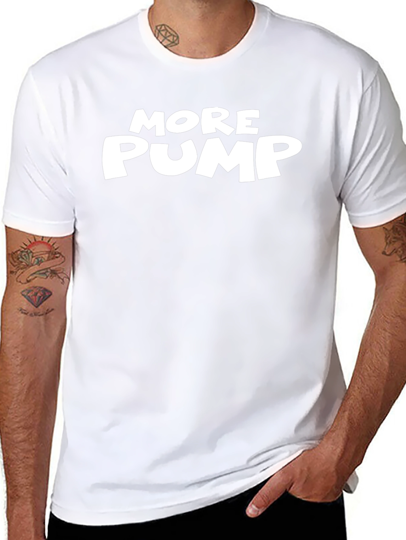 More Pump Black T-Shirt