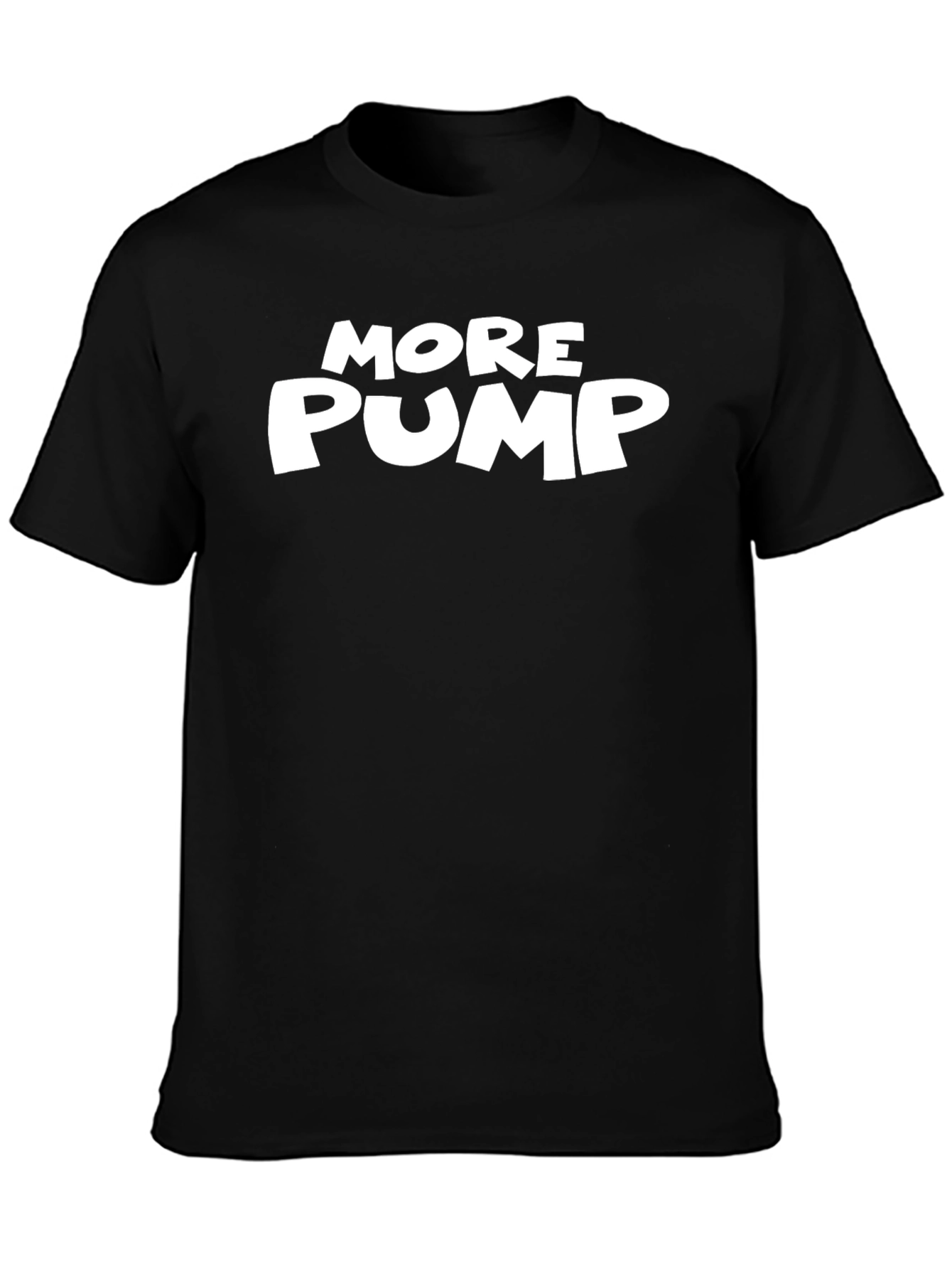 More Pump Black T-Shirt