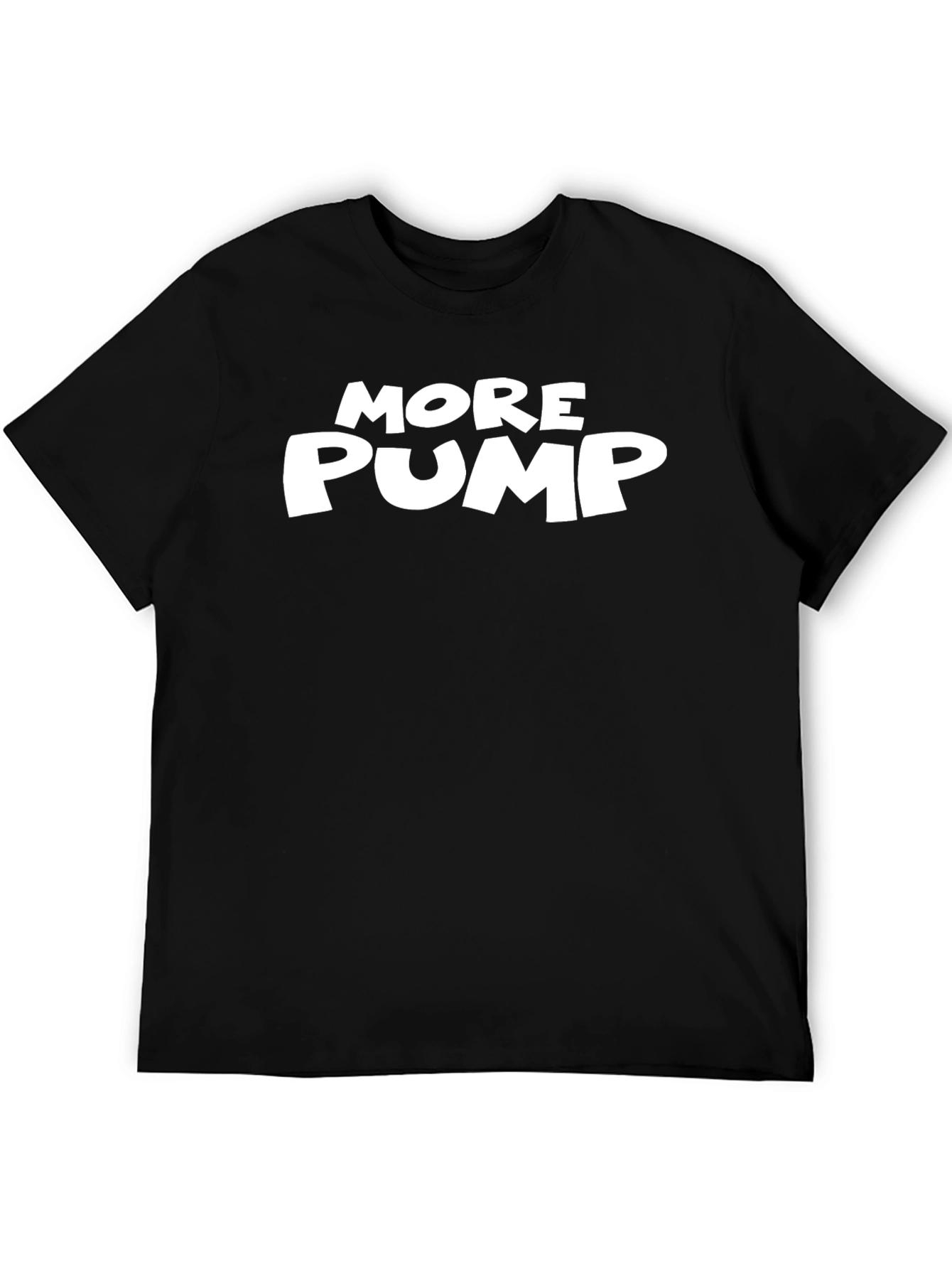 More Pump Black T-Shirt
