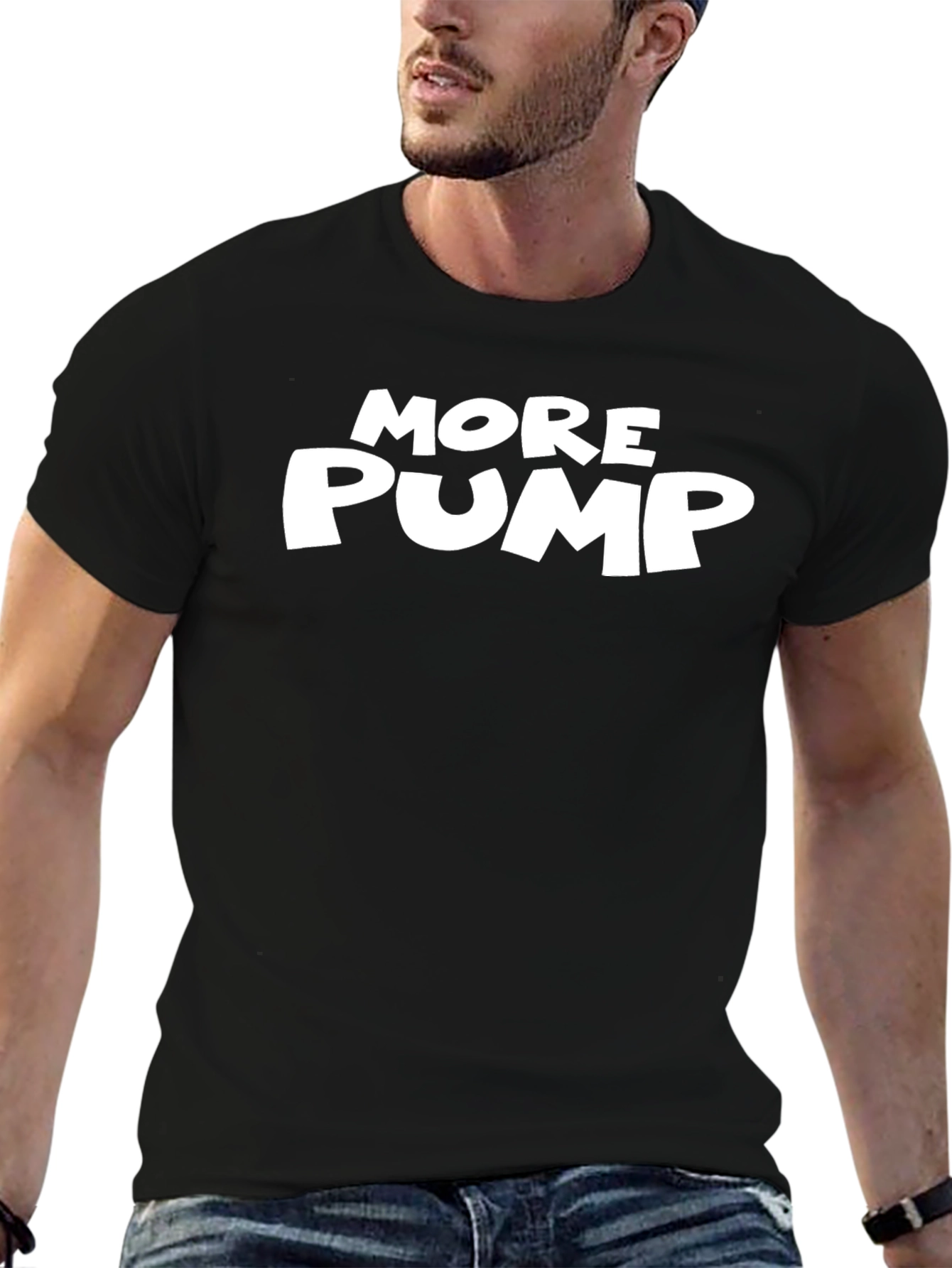 More Pump Black T-Shirt
