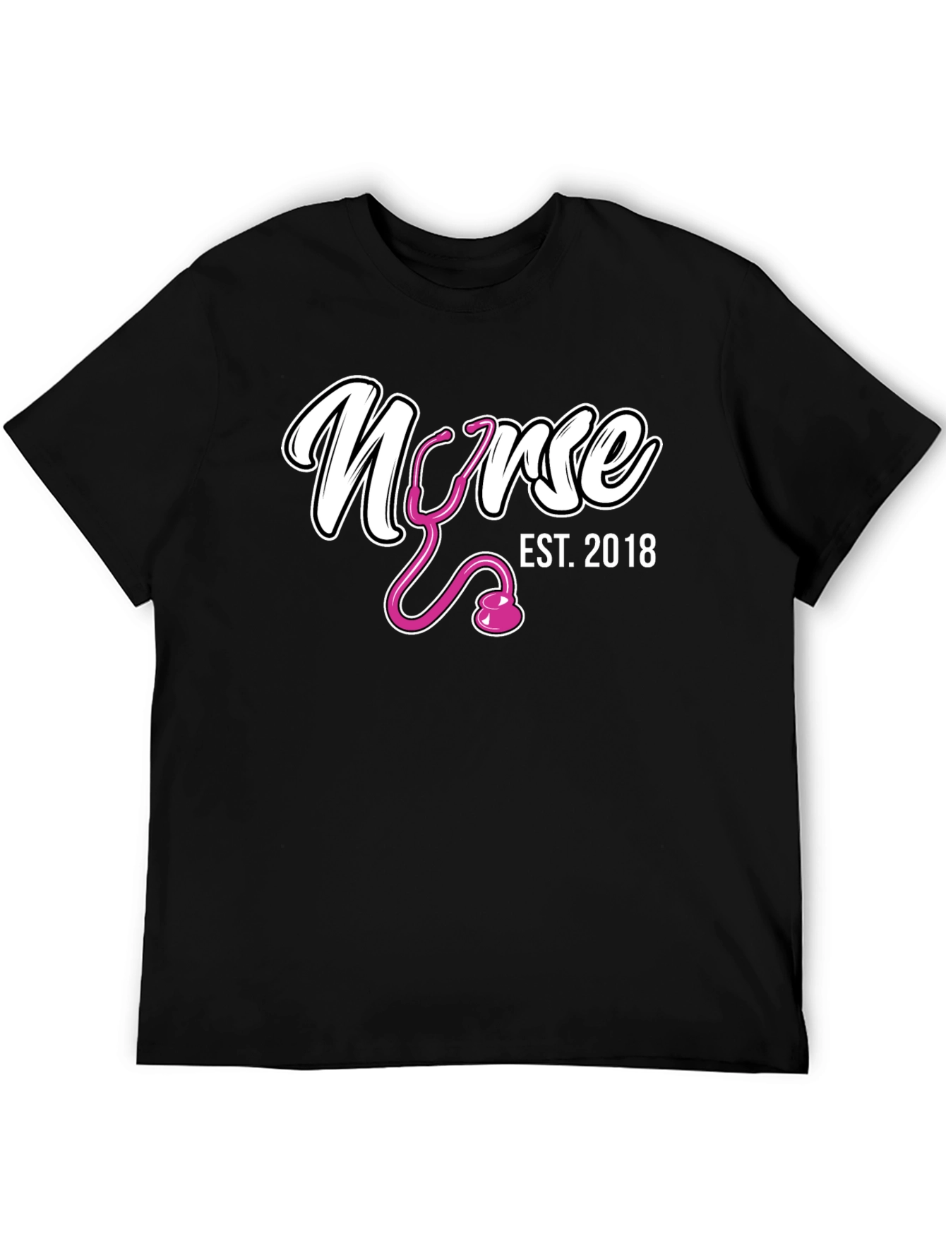 Nurse Est. 2018 Black T-Shirt
